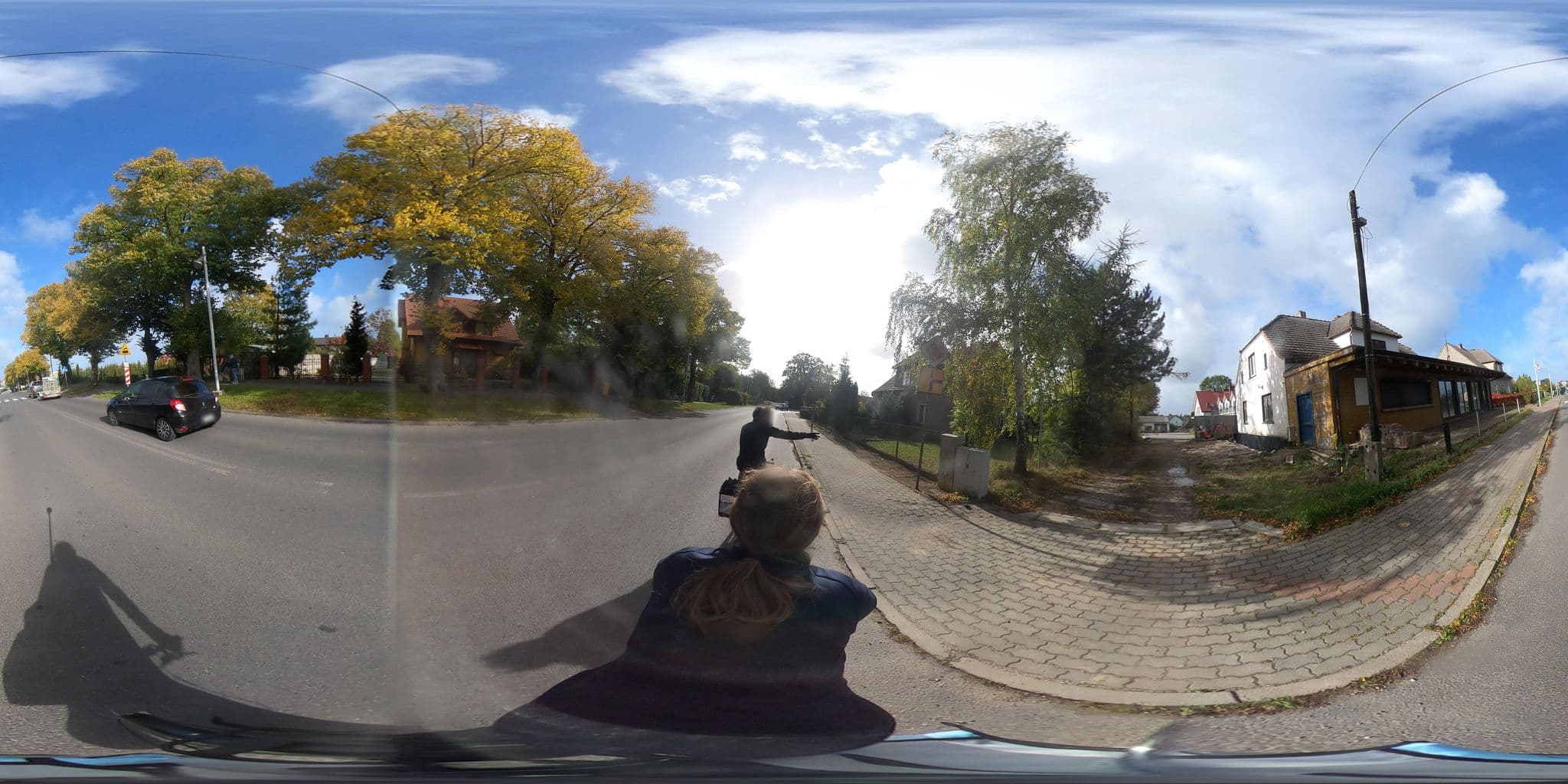 Street view near Gołąbek, Cerkwica