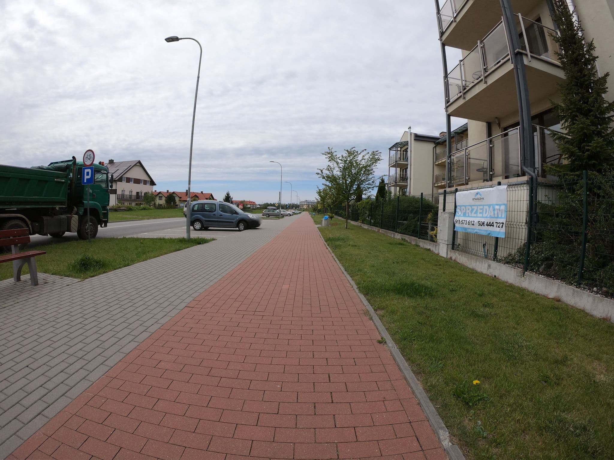 Street view near Lido spa, Mielno
