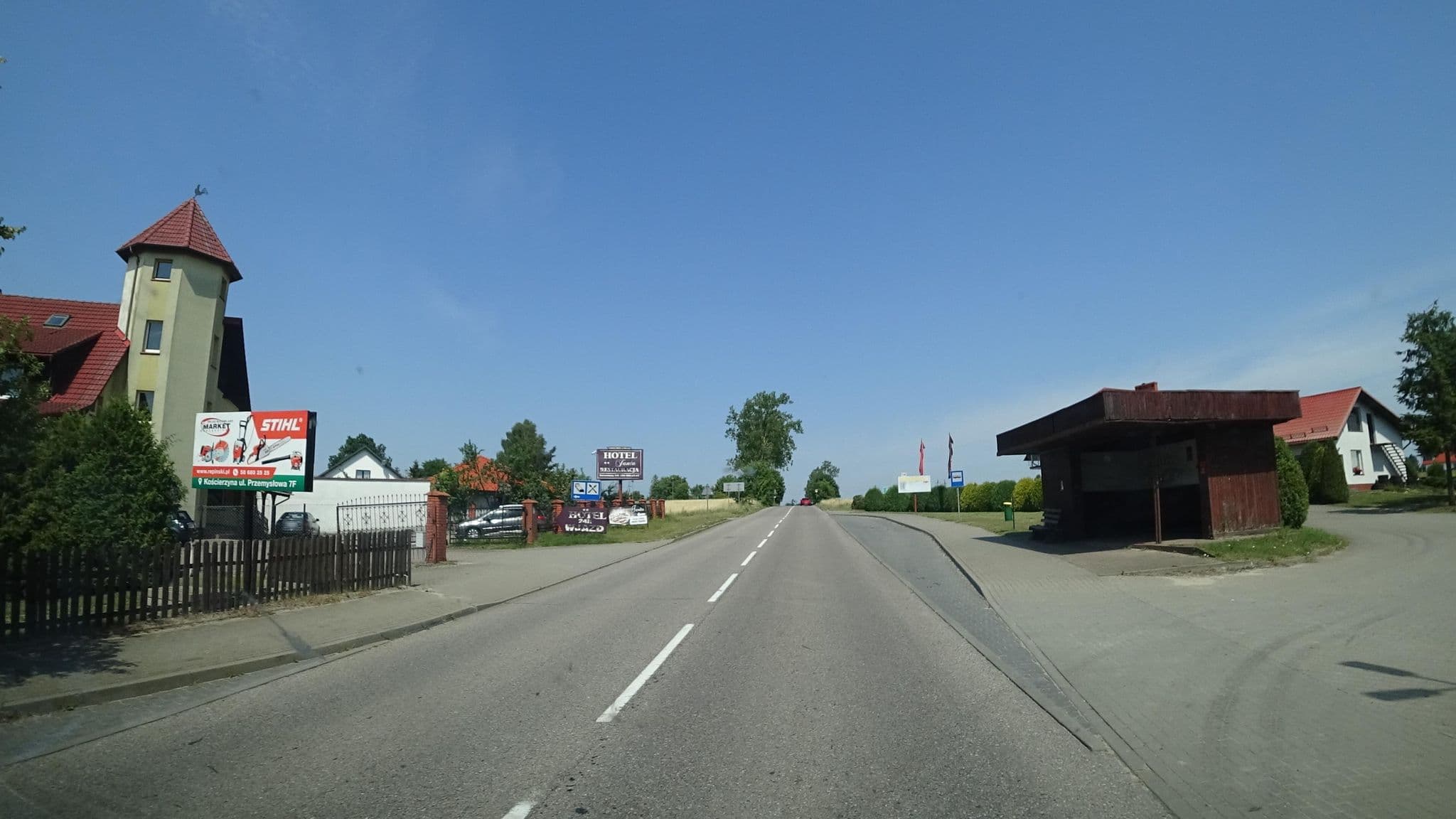 Street view near Hotel Janta, Dziemiany — © flohoff (CC BY-SA · Mapillary)