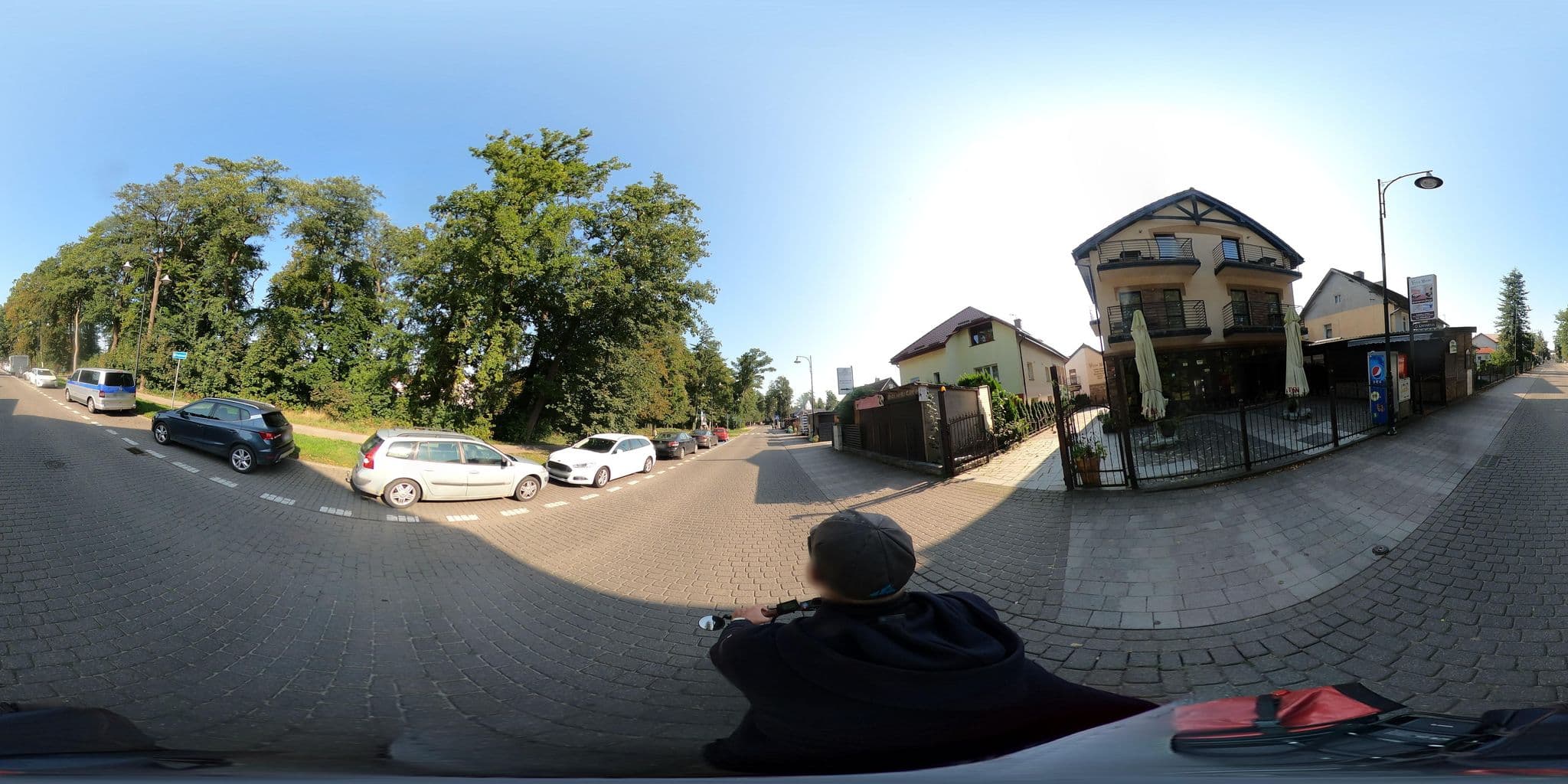 Street view near Villa Makro, Darłówko