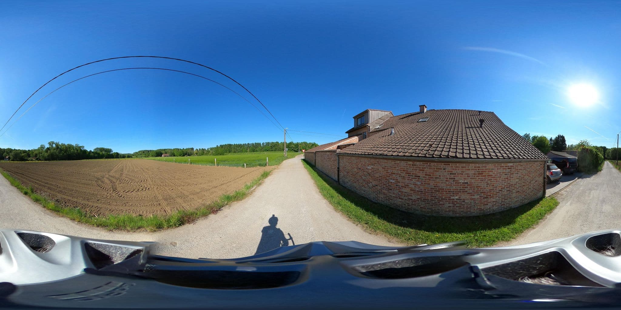 Street view near B&B Silentium, Houwaart — © Eebie (CC BY-SA · Mapillary)
