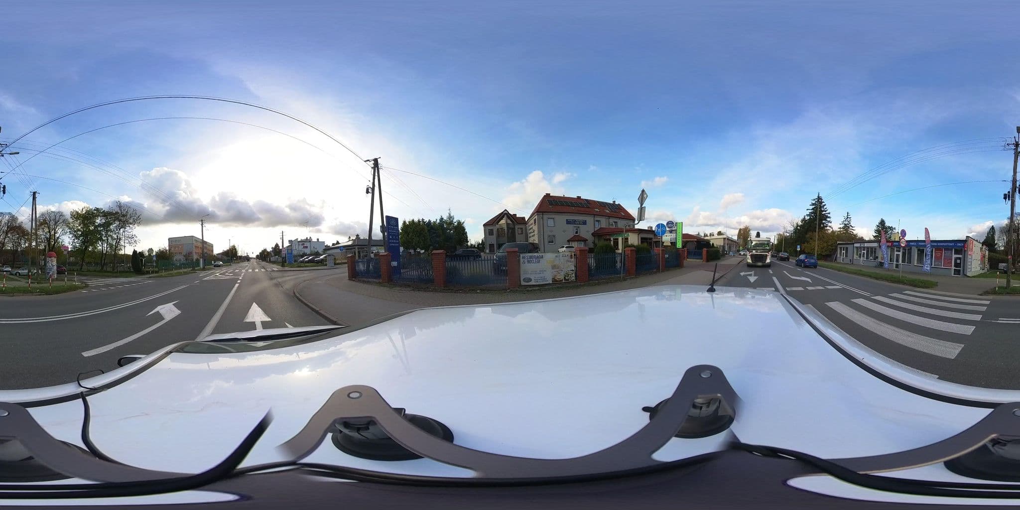 Street view near Awis, Kutno — © TomaszECSLodz (CC BY-SA · Mapillary)