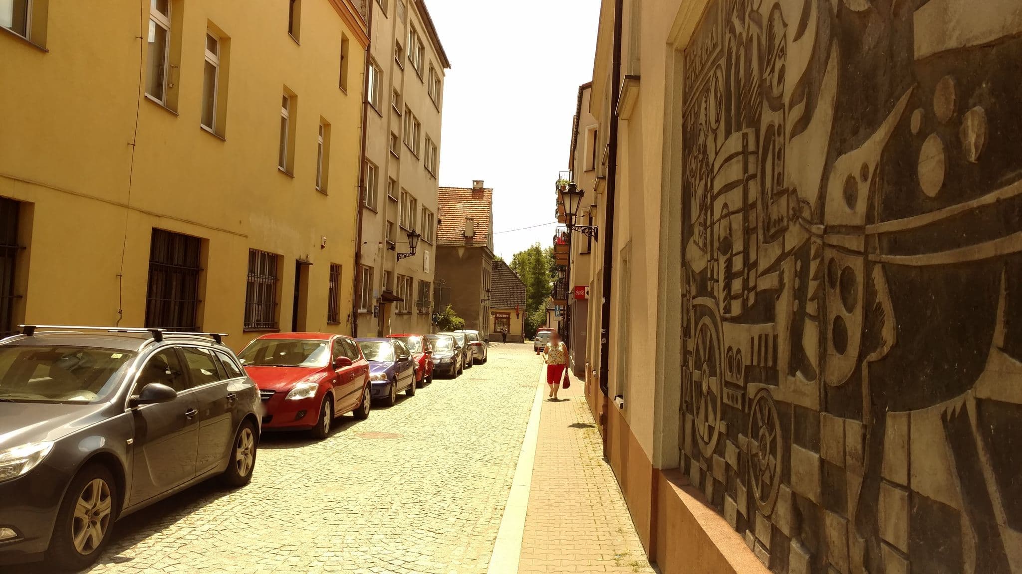 Street view near Piano Nobile, Pszczyna — © krzyk (CC BY-SA · Mapillary)