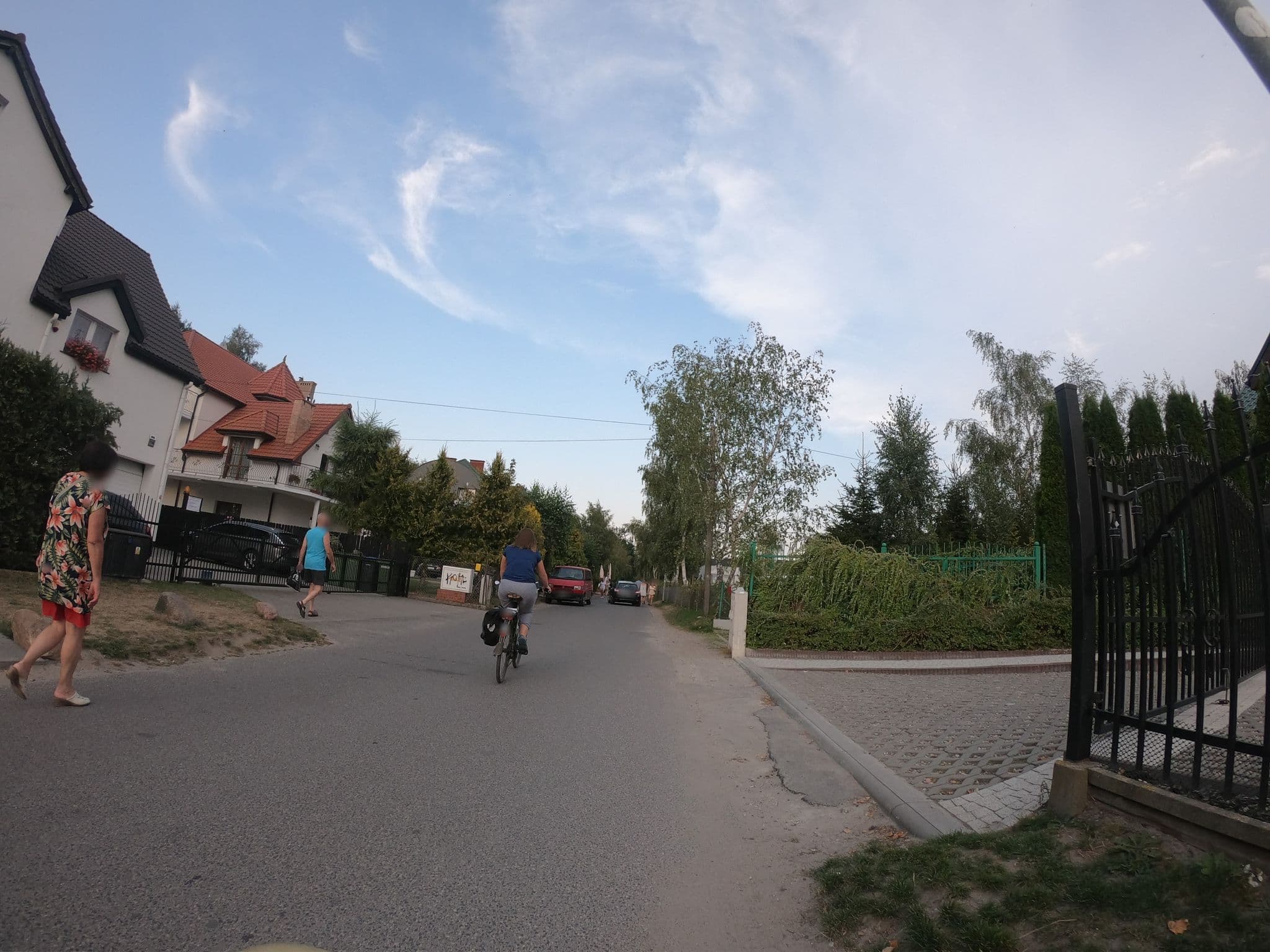 Street view near Villa Maja, Mielno