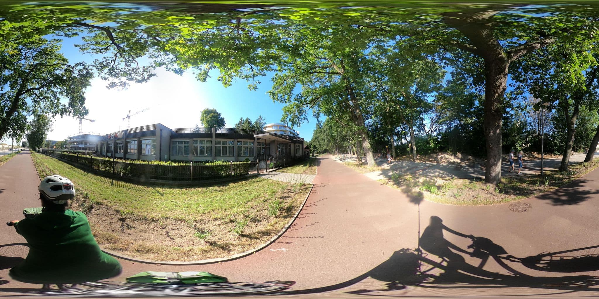 Street view near WAGMA, Kołobrzeg