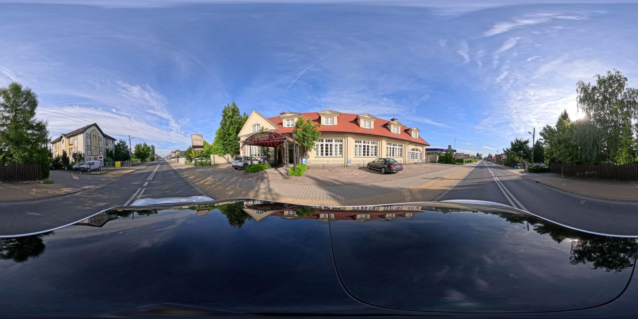 Street view near Pensjonat Zacisze, Plewiska — © Fixtor (CC BY-SA · Mapillary)