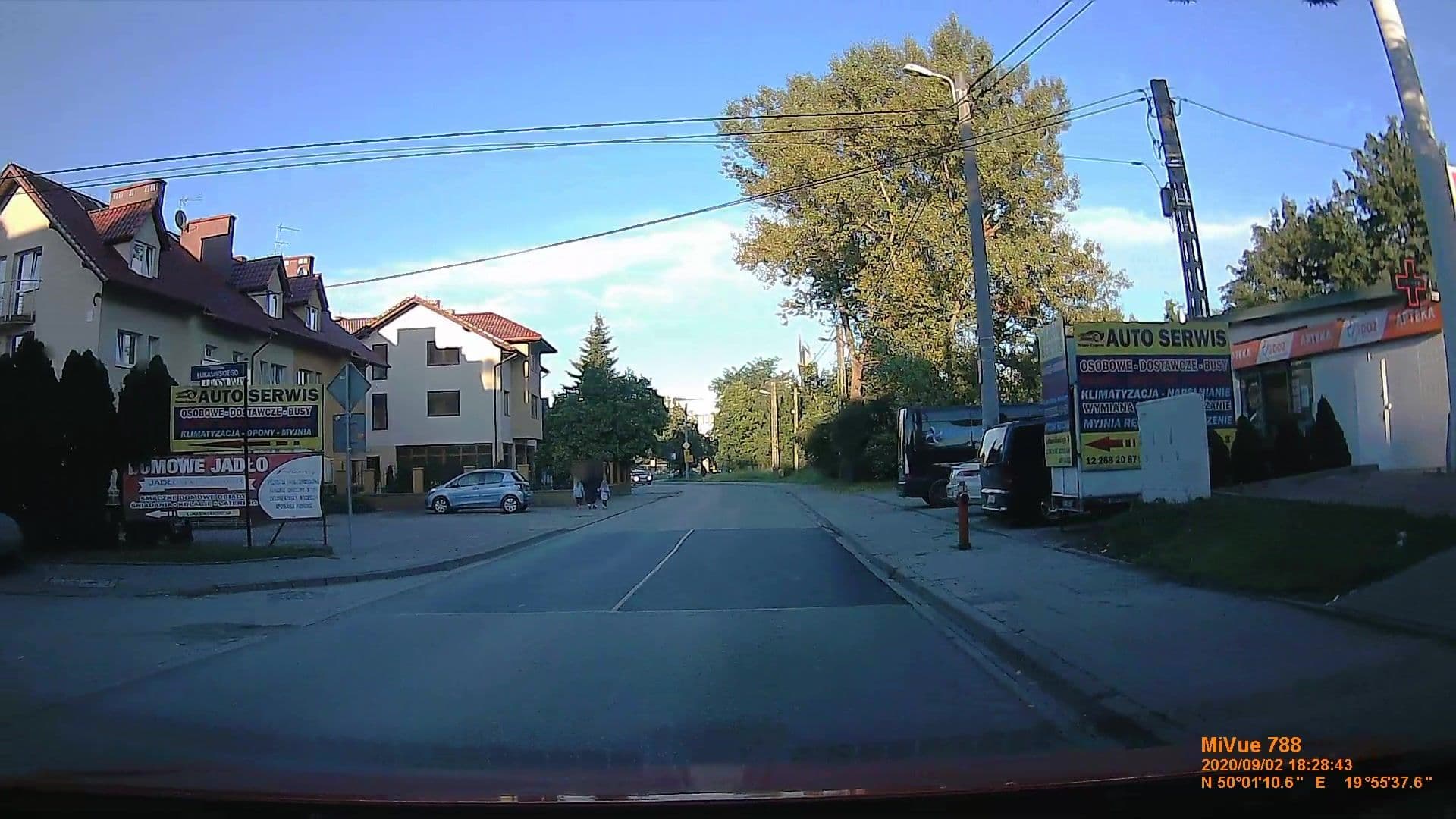Street view near Trans-Expres, Kraków