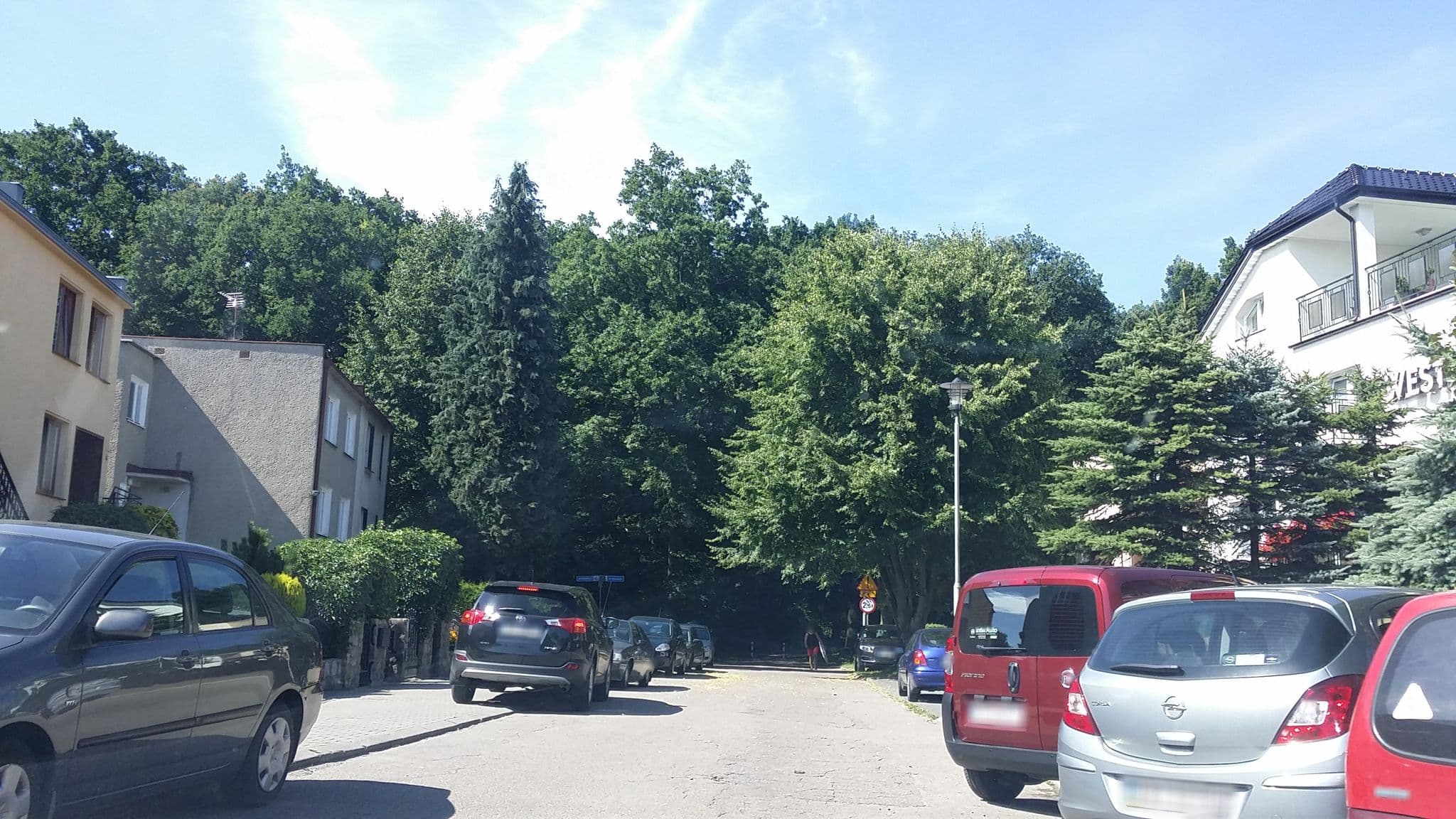 Street view near Willa u Kowala, Kołobrzeg — © czadzik (CC BY-SA · Mapillary)