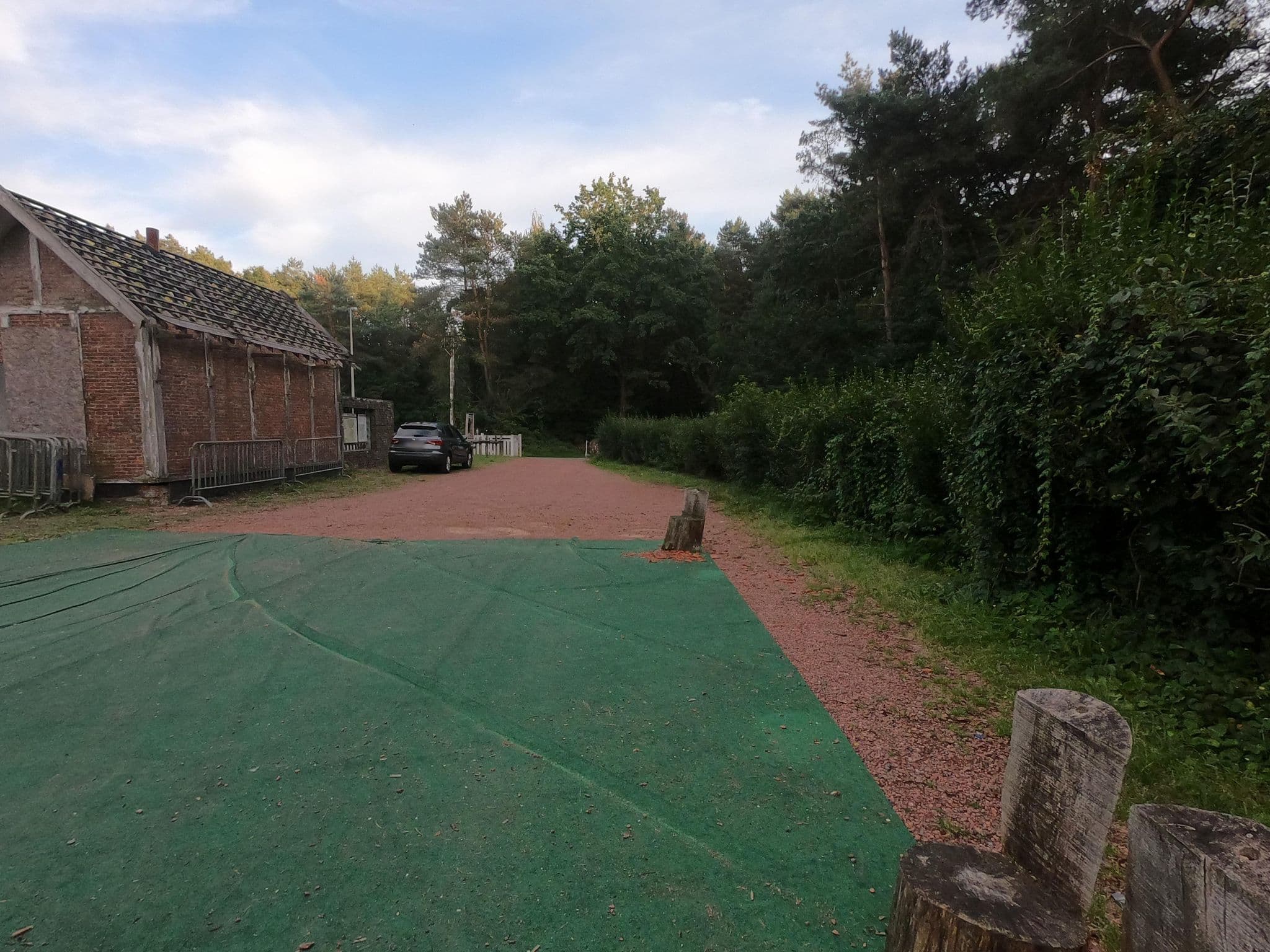 Street view near Trekkershut Nationaal Park Hoge Kempen, Vucht — © thierry1030 (CC BY-SA · Mapillary)