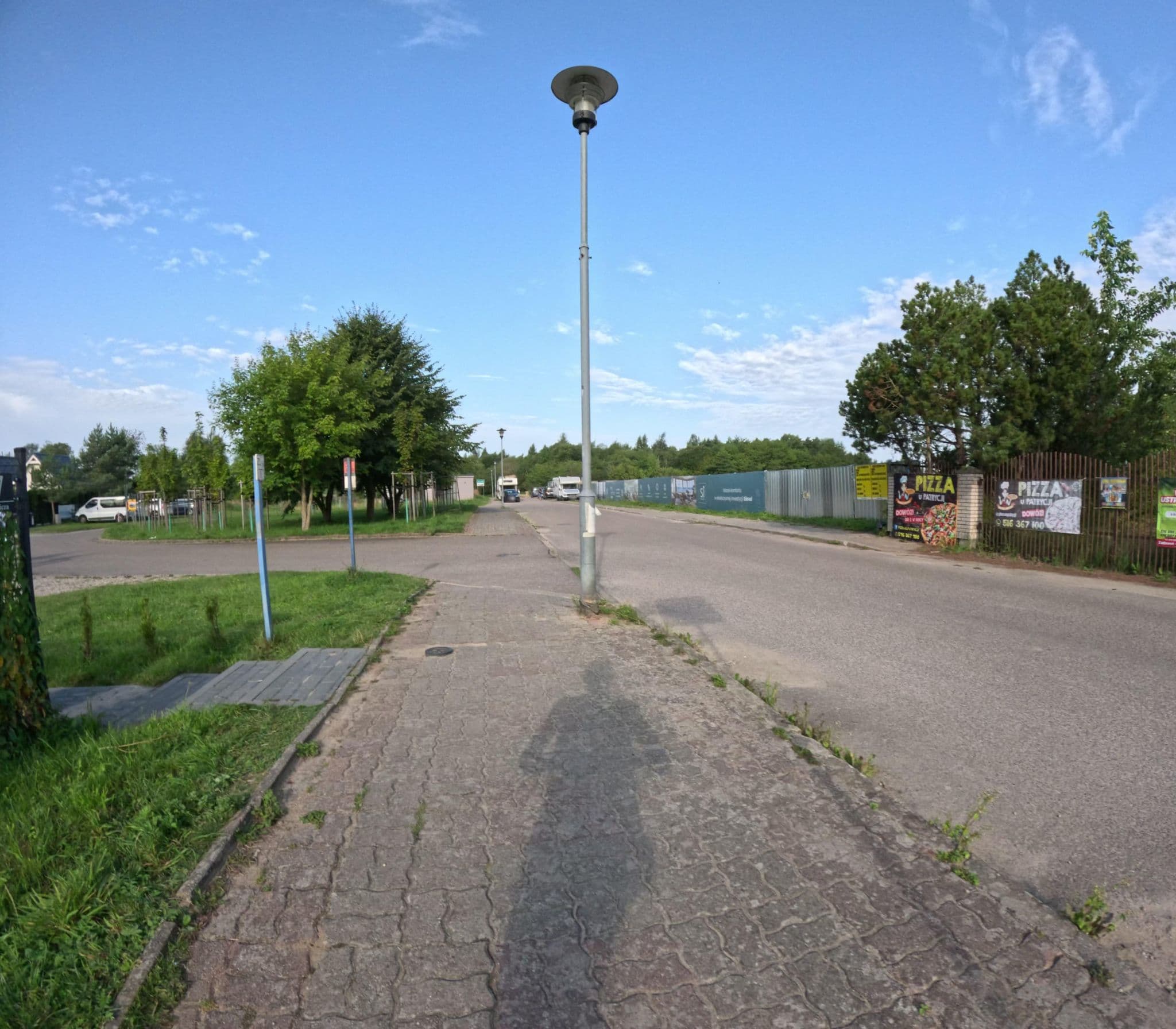 Street view near Zuza, Ustronie Morskie