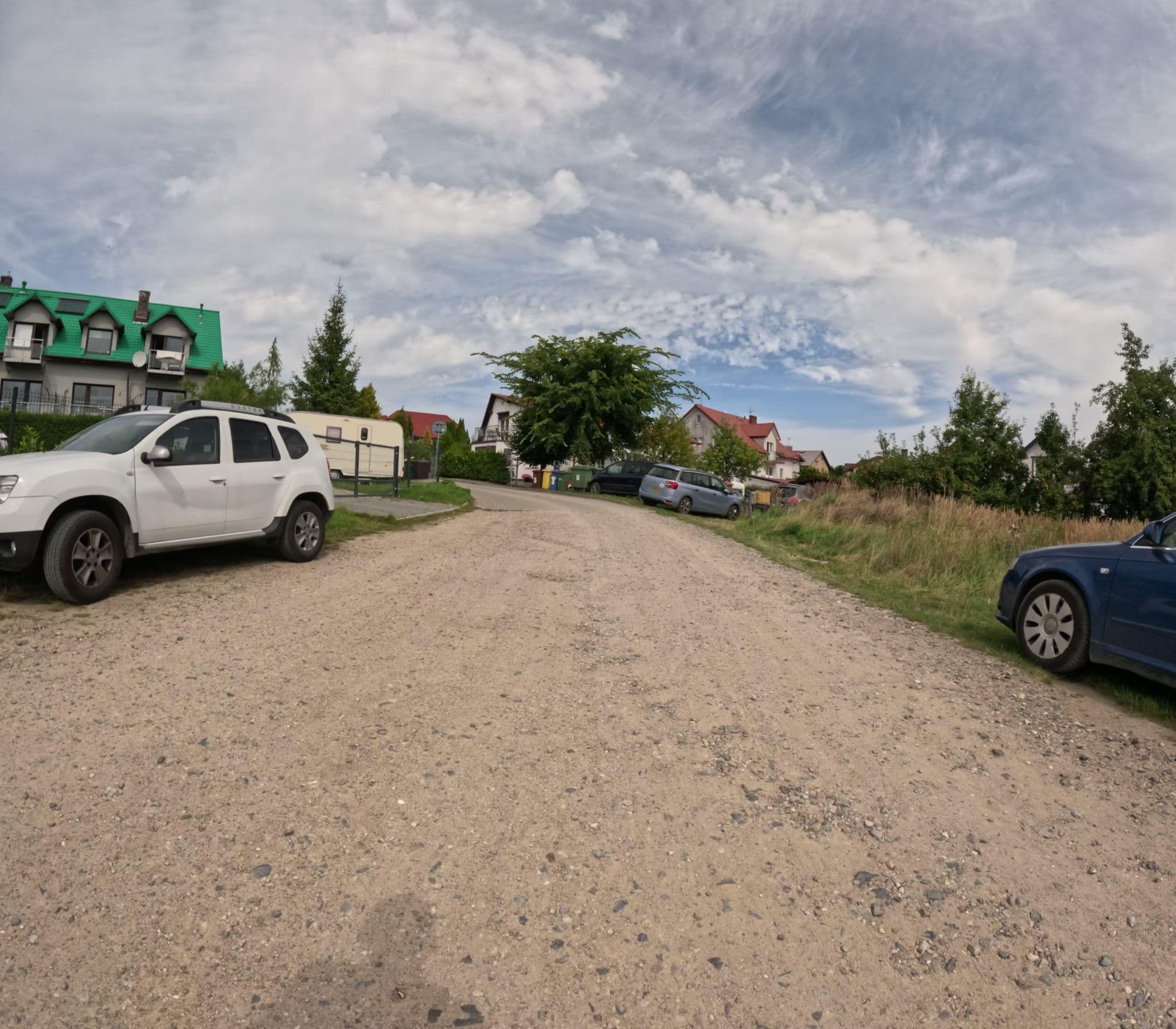 Street view near Willa Wega, Ustronie Morskie