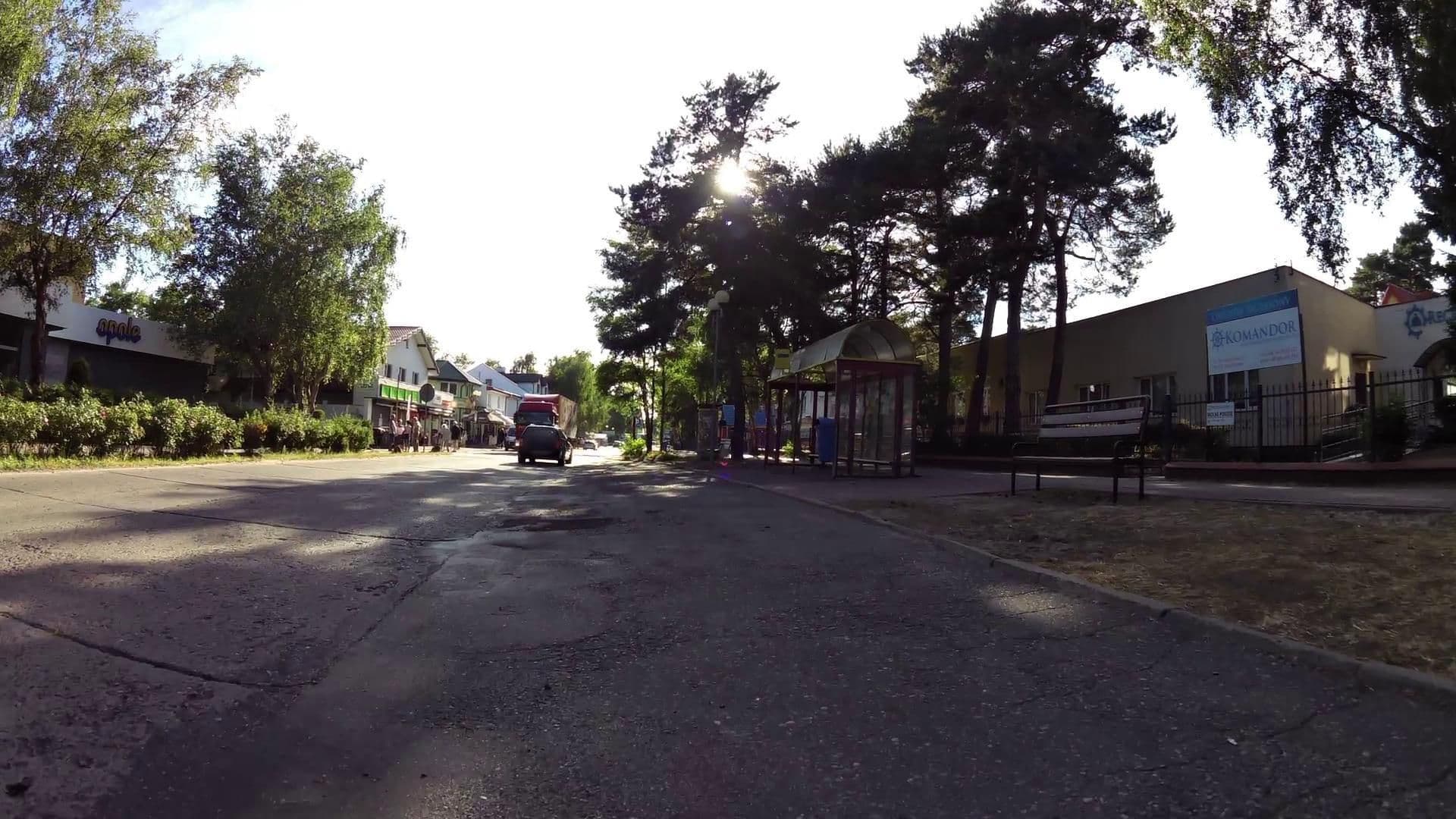 Street view near Komandor, Grzybowo