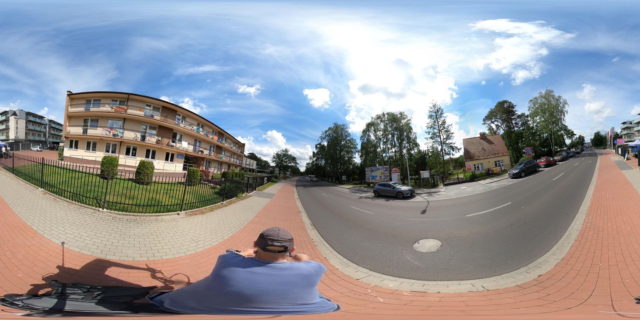 Street view near Rybitwa, Grzybowo