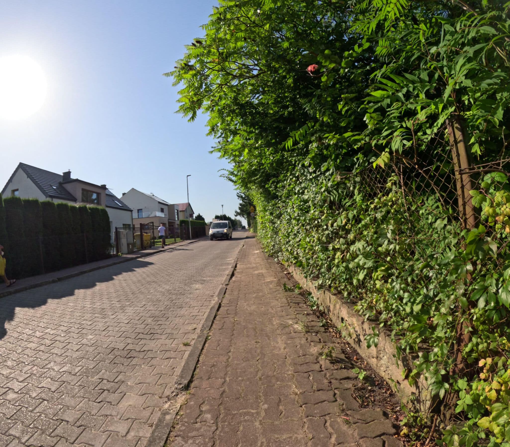 Street view near Bursztynek, Ustronie Morskie