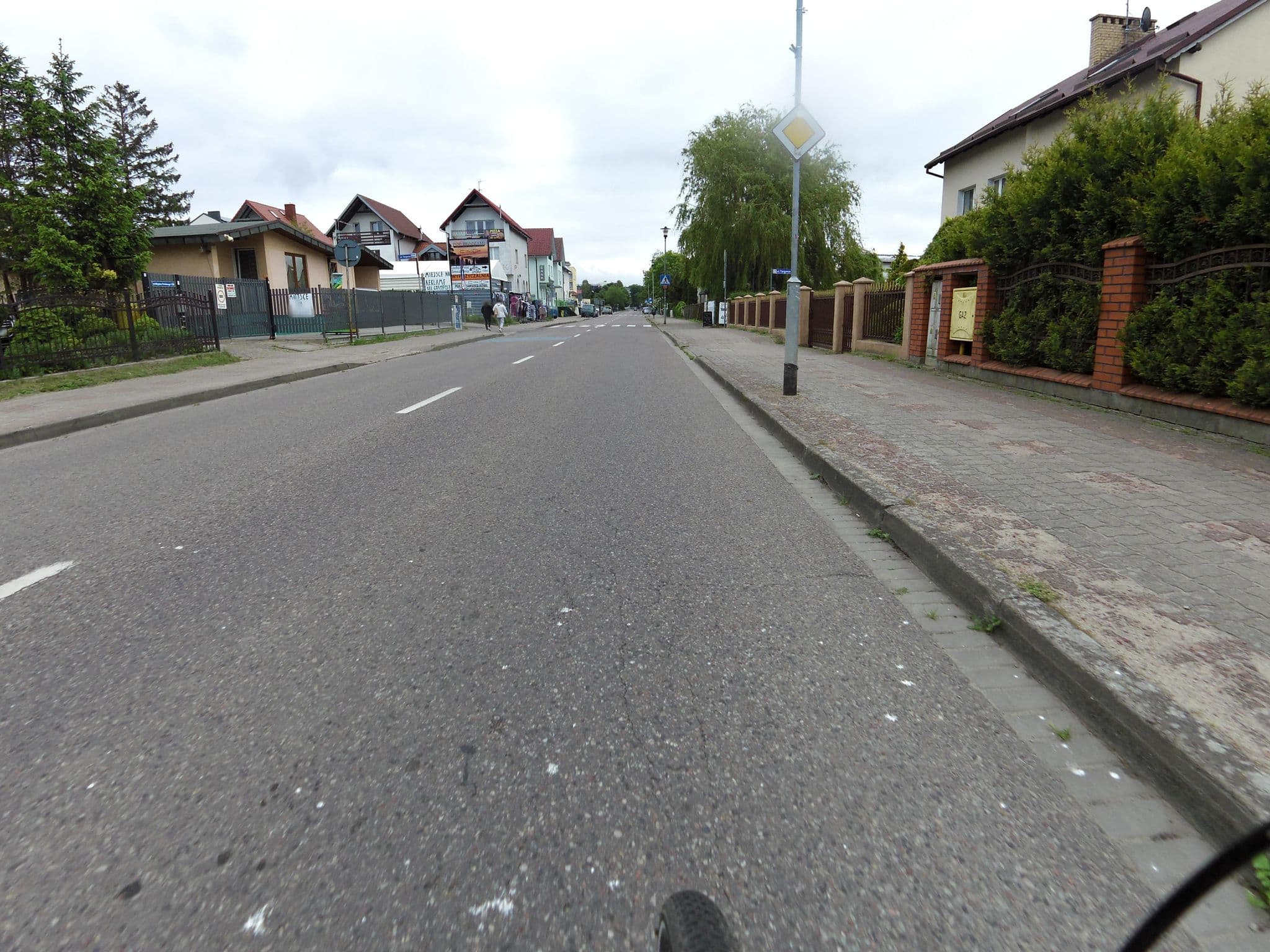 Street view near Kwatery Centrum, Ustronie Morskie
