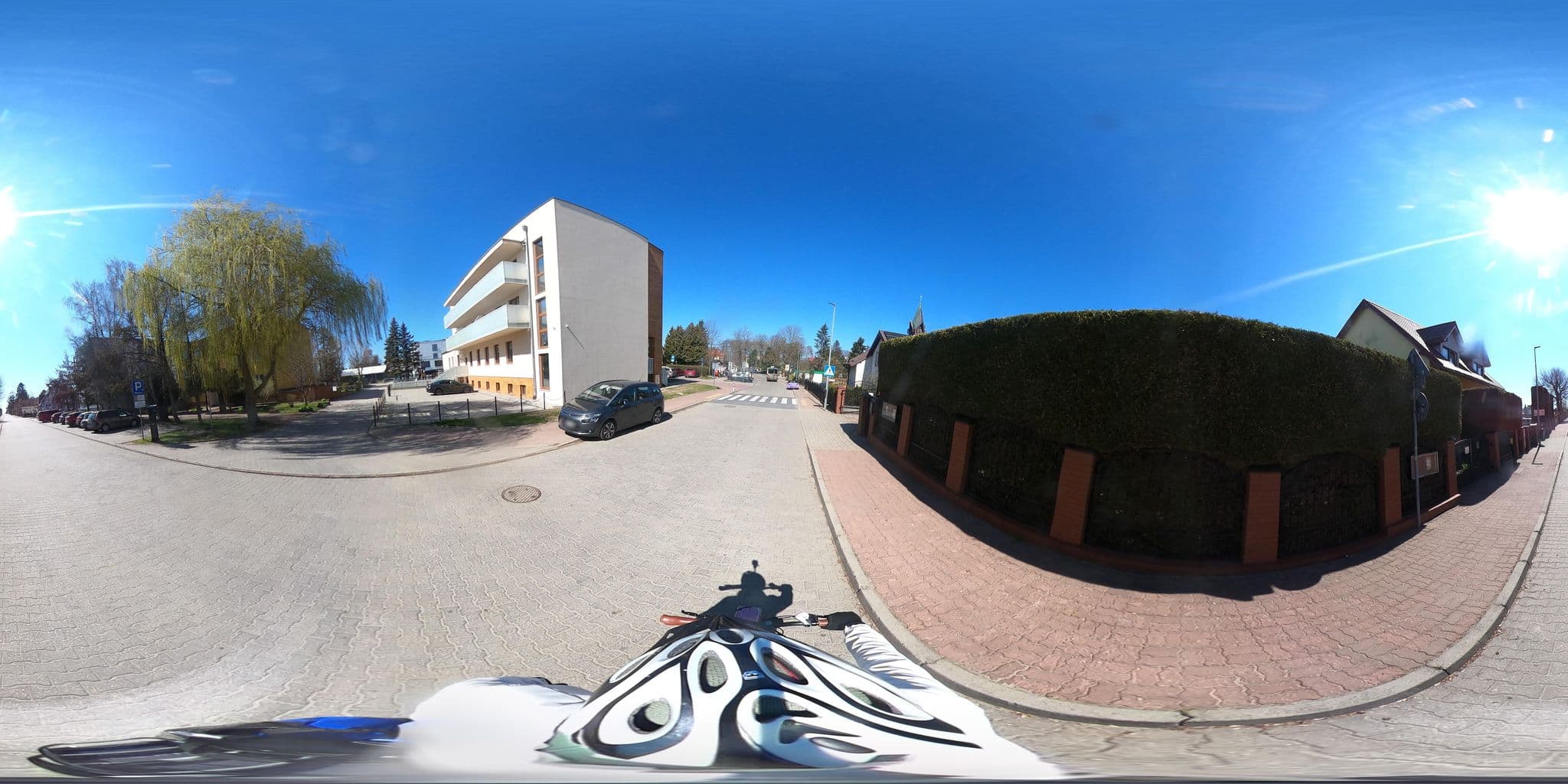 Street view near U Gosi, Ustronie Morskie