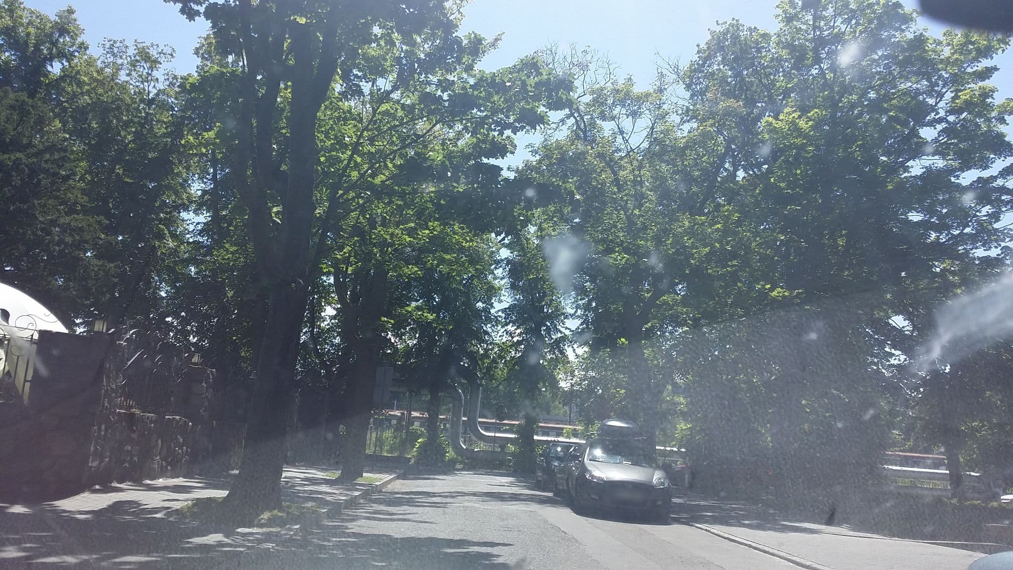 Street view near Villa Meduza, Kołobrzeg