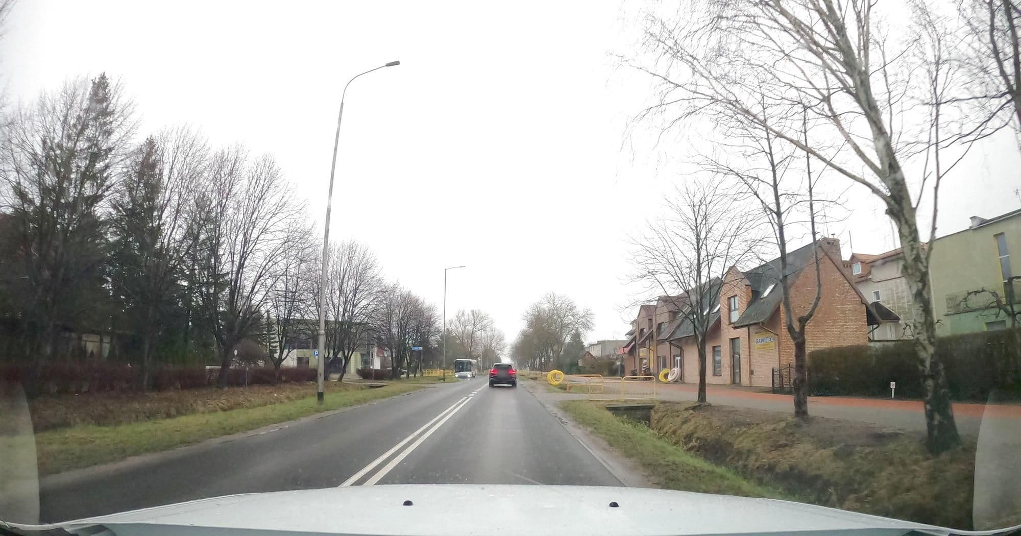 Street view near Dworek Familijny, Grzybowo