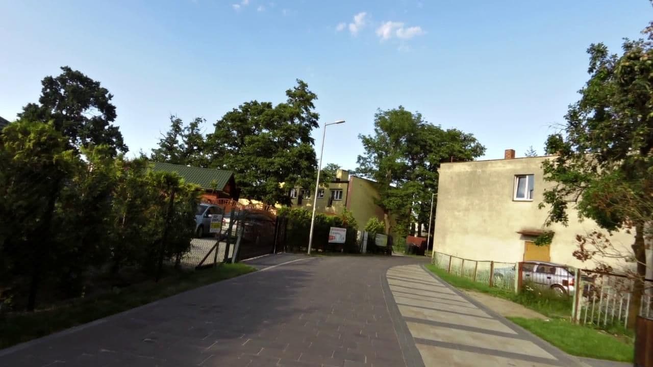 Street view near Bursztynek, Darłówko