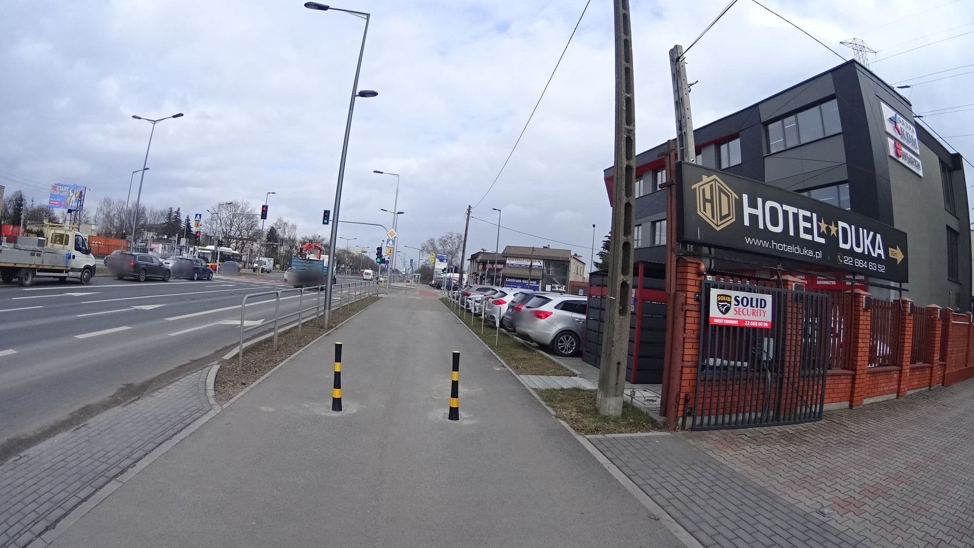 Street view near Hotel Duka, Ursus — © awizonosz (CC BY-SA · Mapillary)