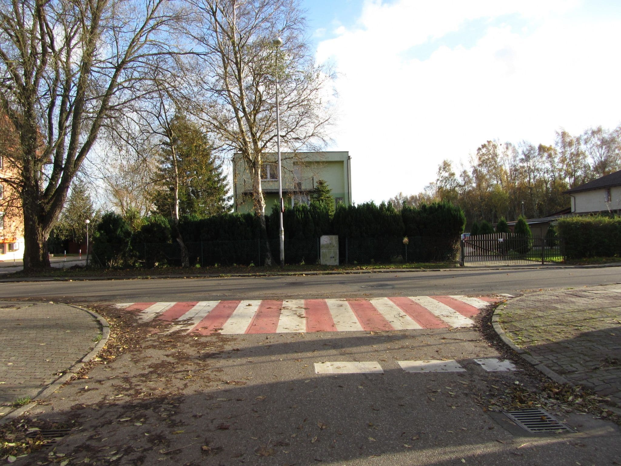 Street view near Villa Capri, Kołobrzeg