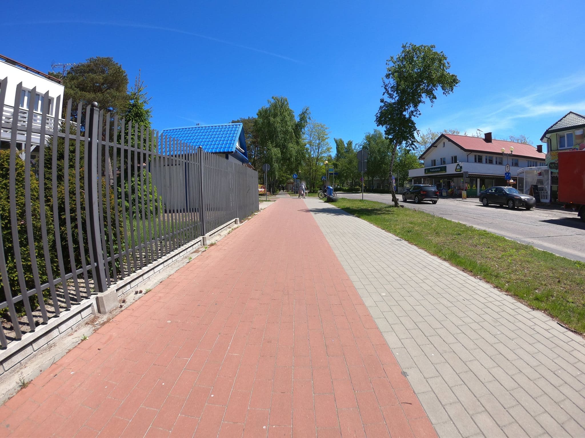 Street view near Majed, Grzybowo