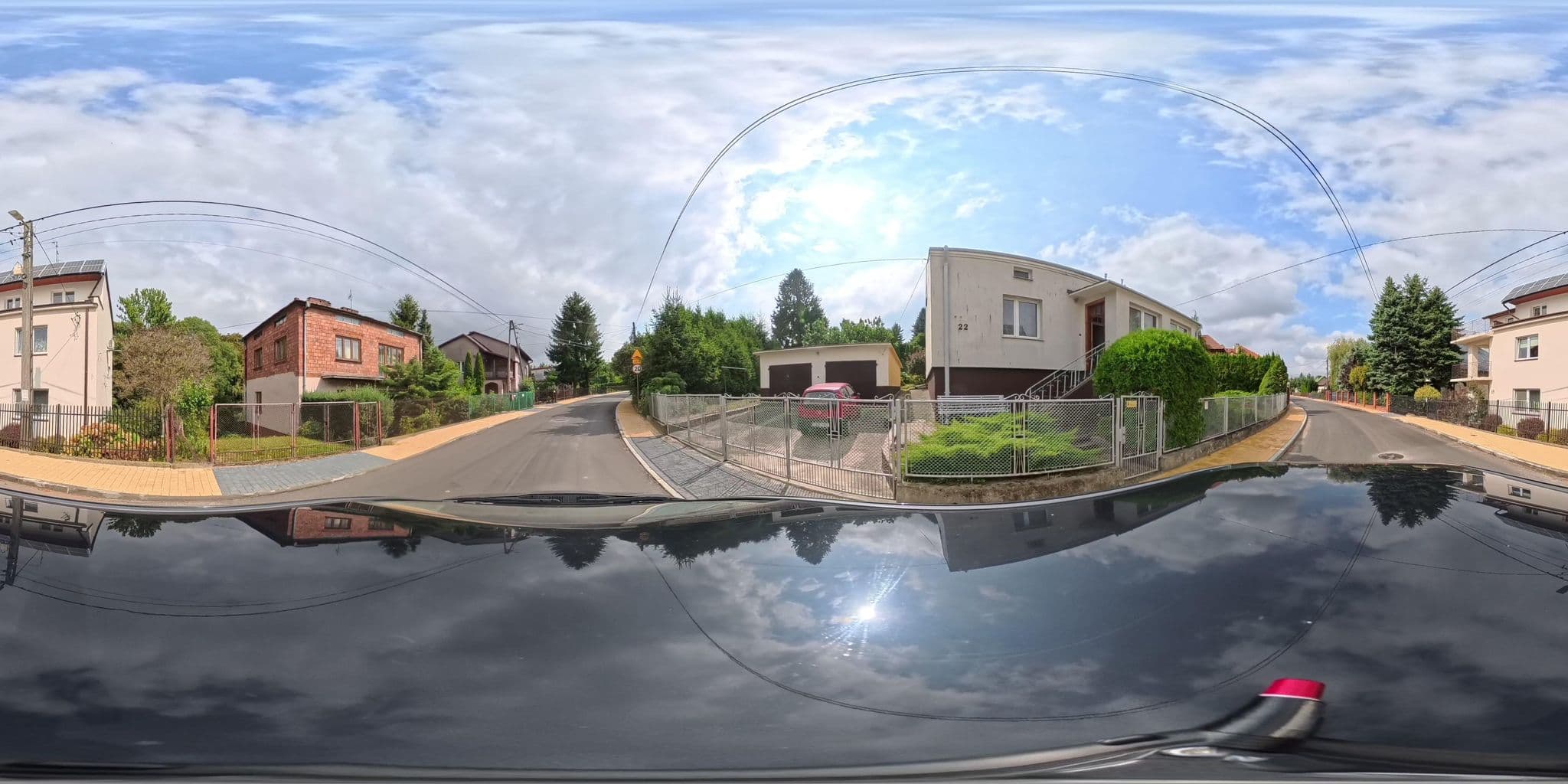 Street view near Kwatera Prywatna, Sandomierz — © David177 (CC BY-SA · Mapillary)