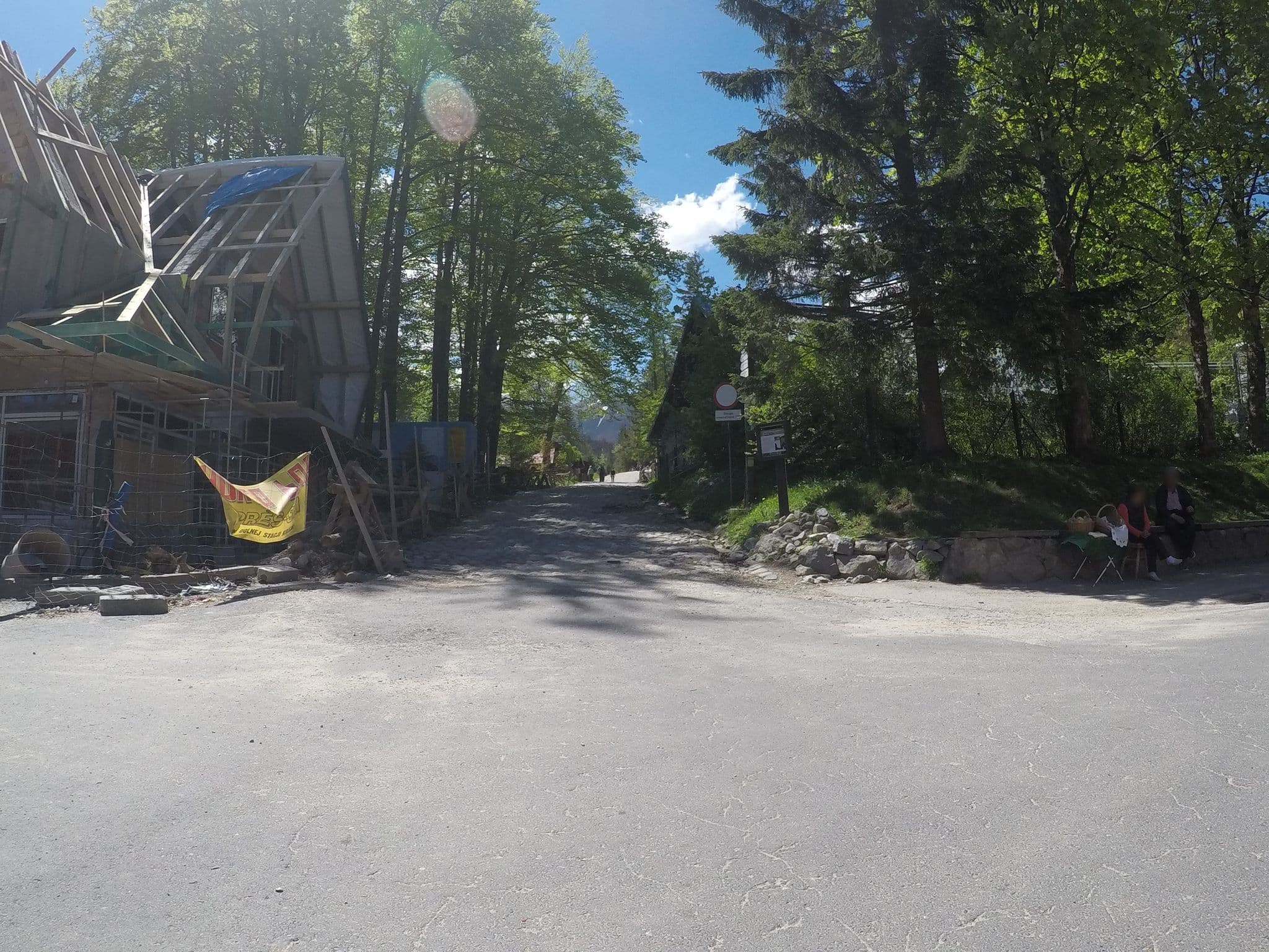 Street view near Gościniec Kuźnice, Zakopane