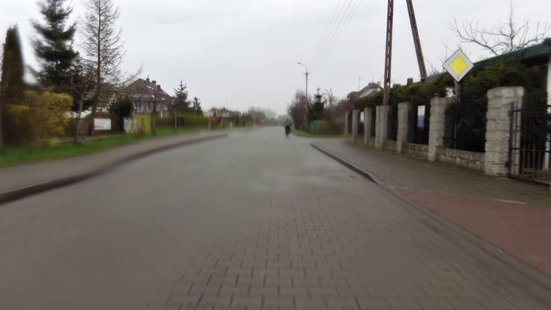 Street view near Bida, Grzybowo