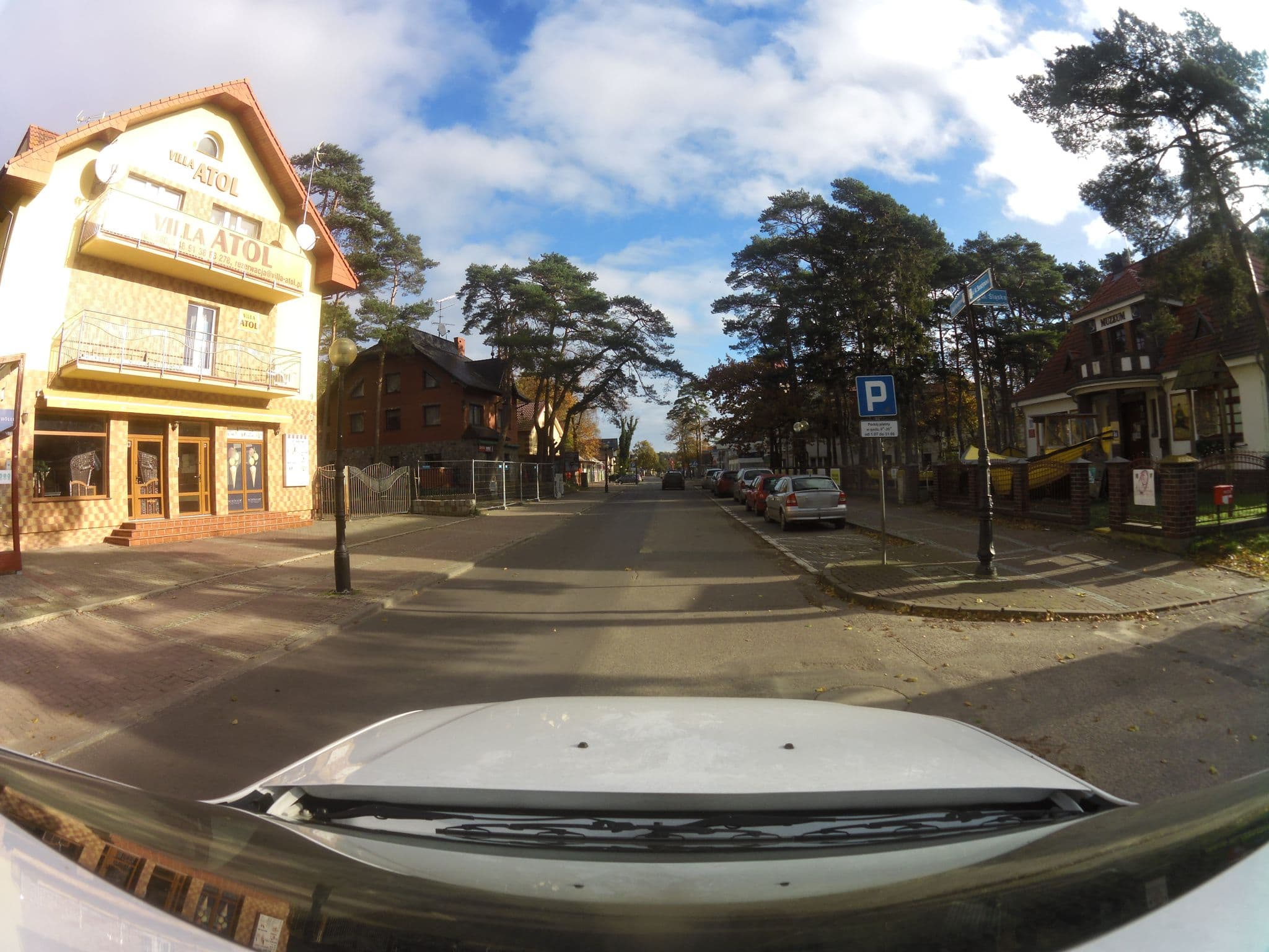 Street view near Villa Atol, Cerkwica
