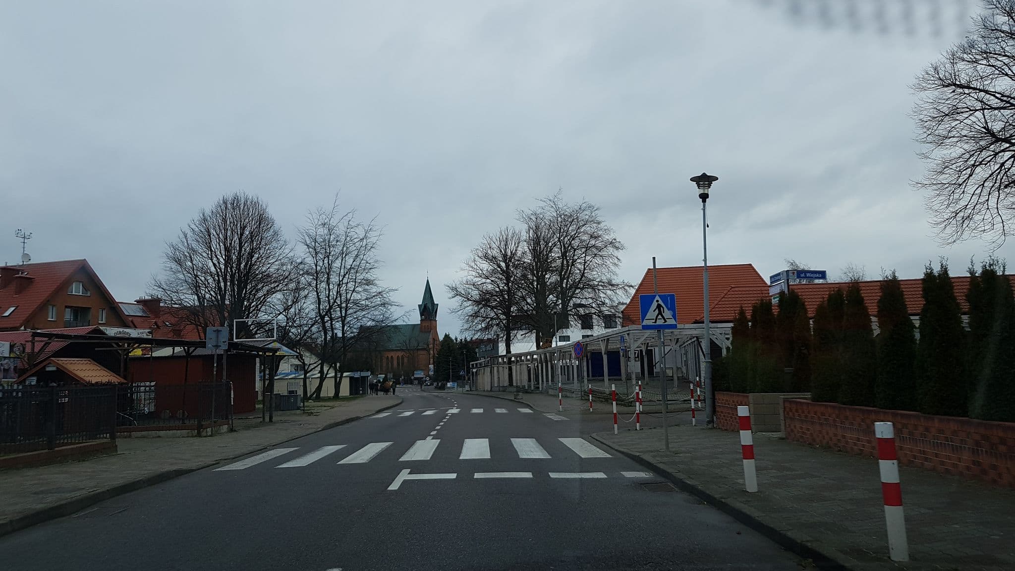 Street view near Klif, Ustronie Morskie
