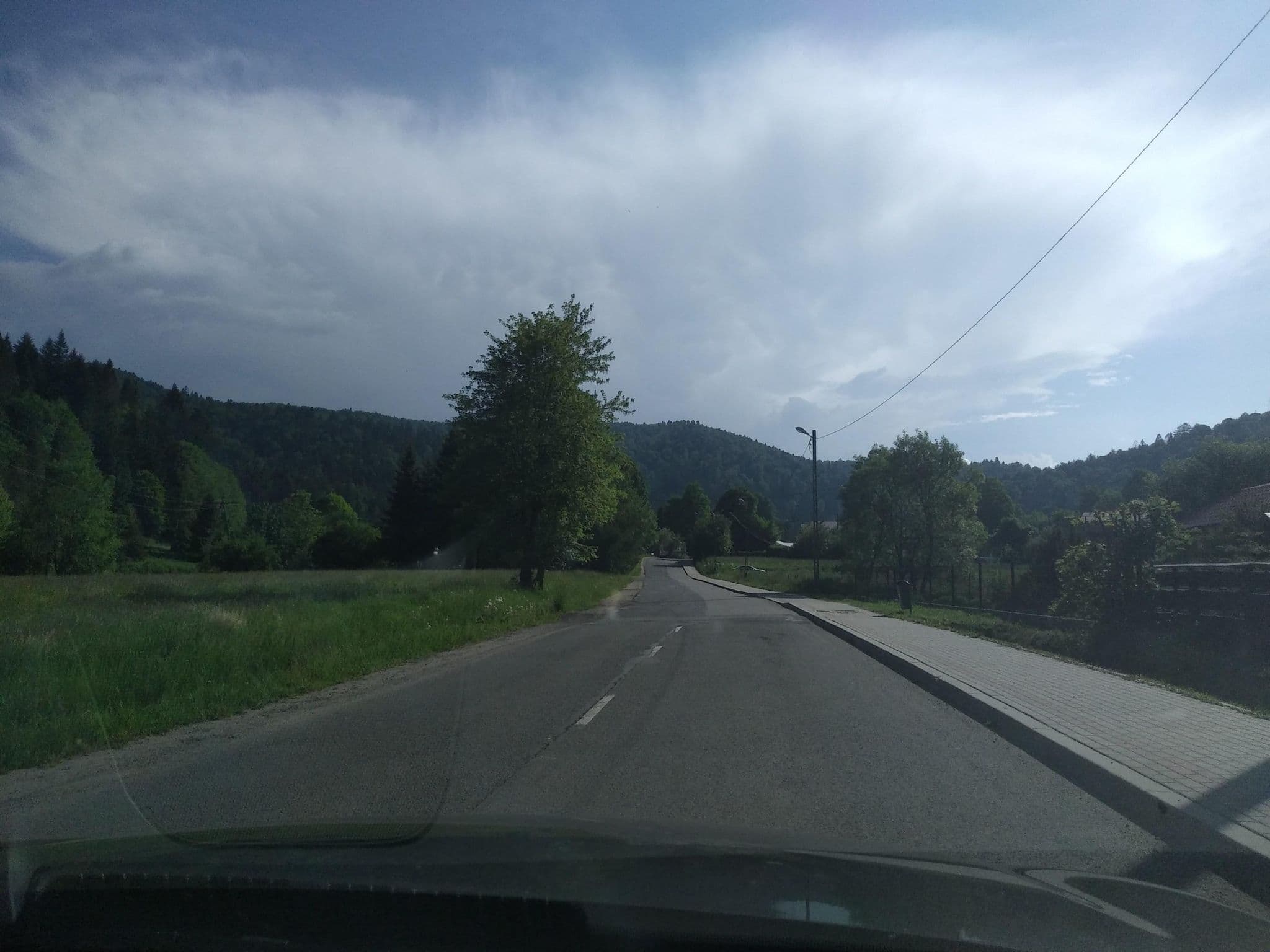 Street view near Janeczka, Baligród
