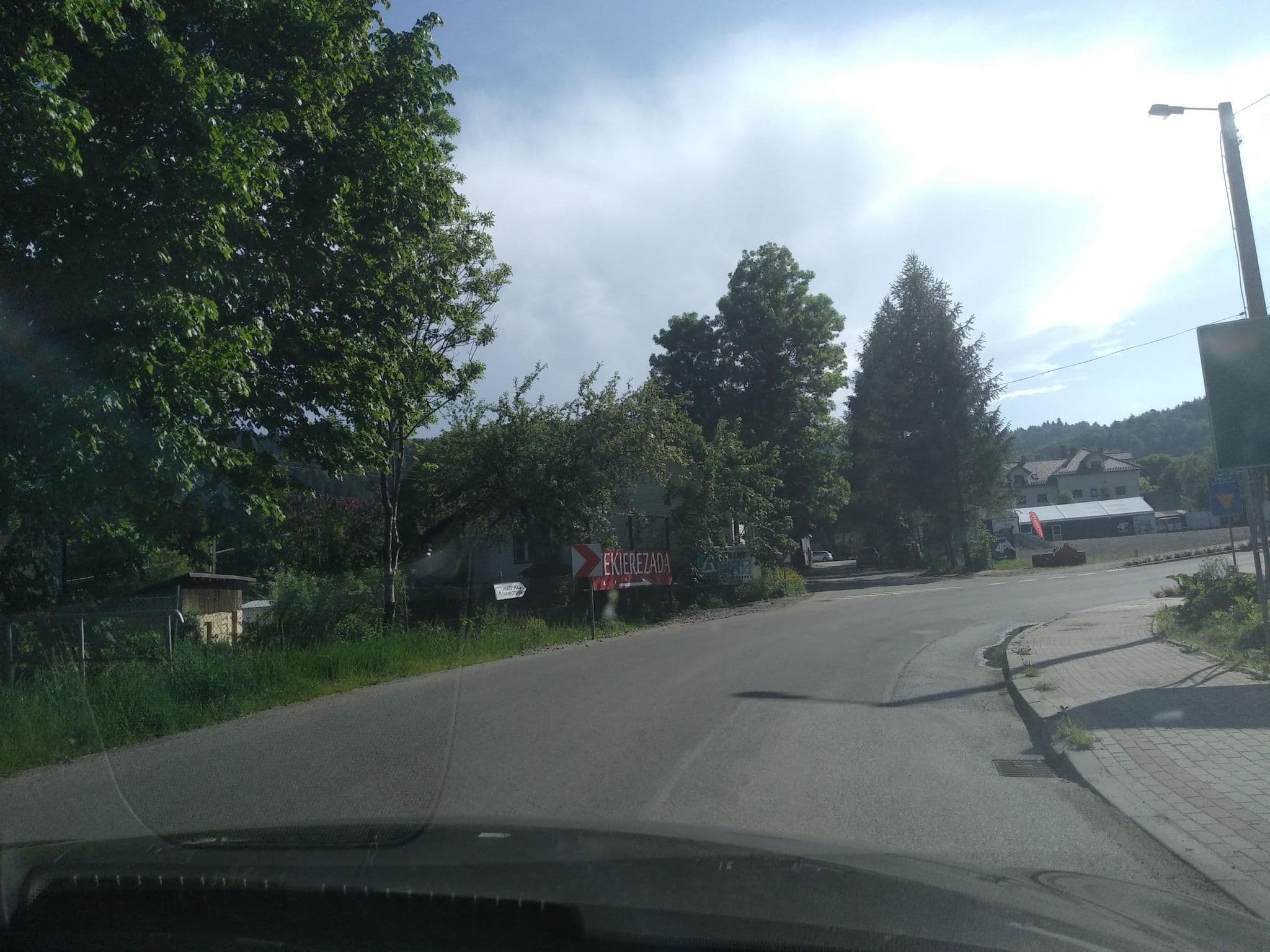 Street view near Noclegi u Mirosławy, Baligród