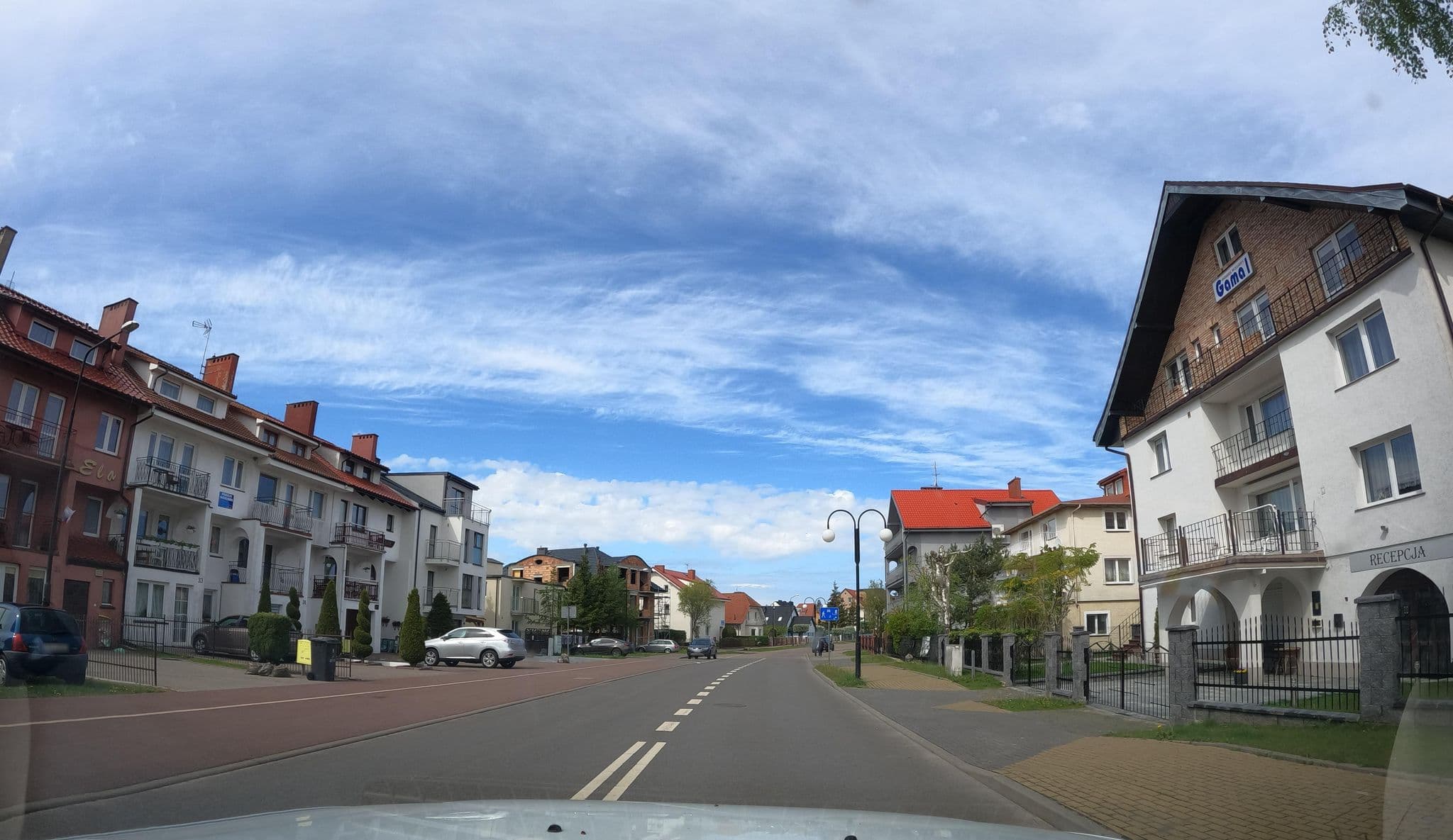 Street view near Bursztyn, Pobierowo