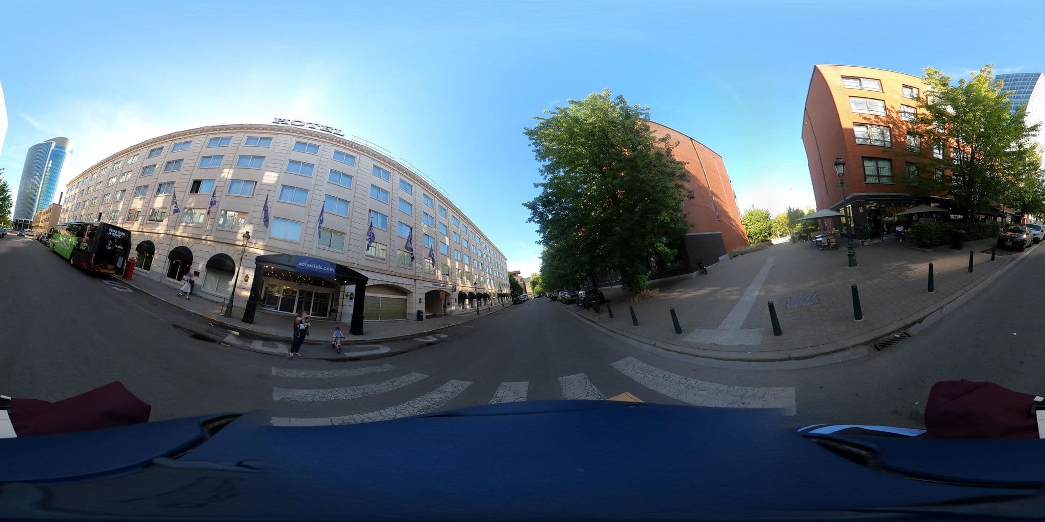 Street view near A&O Hostel Brussels, Schaerbeek — © thierry1030 (CC BY-SA · Mapillary)