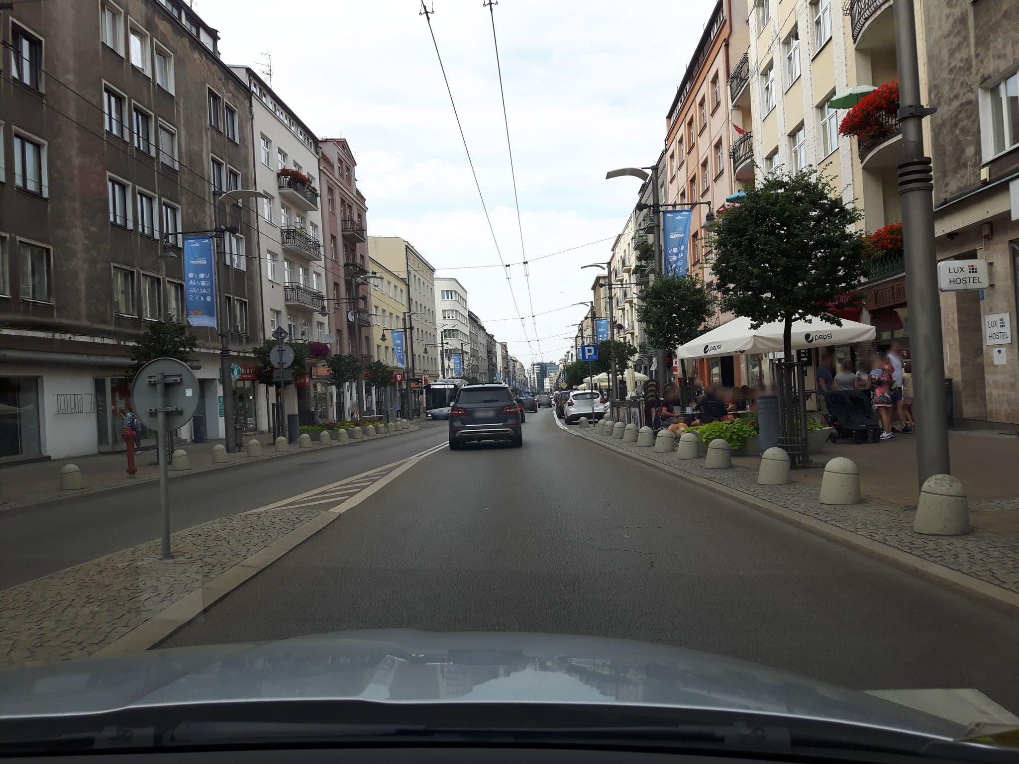 Street view near Lux Hostel, Gdynia — © andpol_2288 (CC BY-SA · Mapillary)