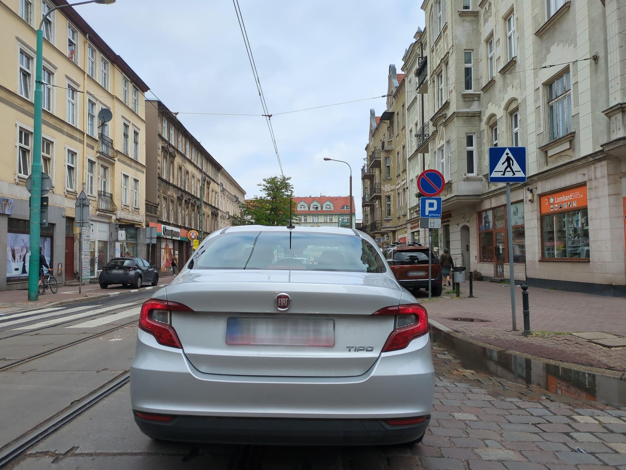 Street view near Hostel Jeżyce, Poznań — © 6b17d8c50e264a46 (CC BY-SA · Mapillary)