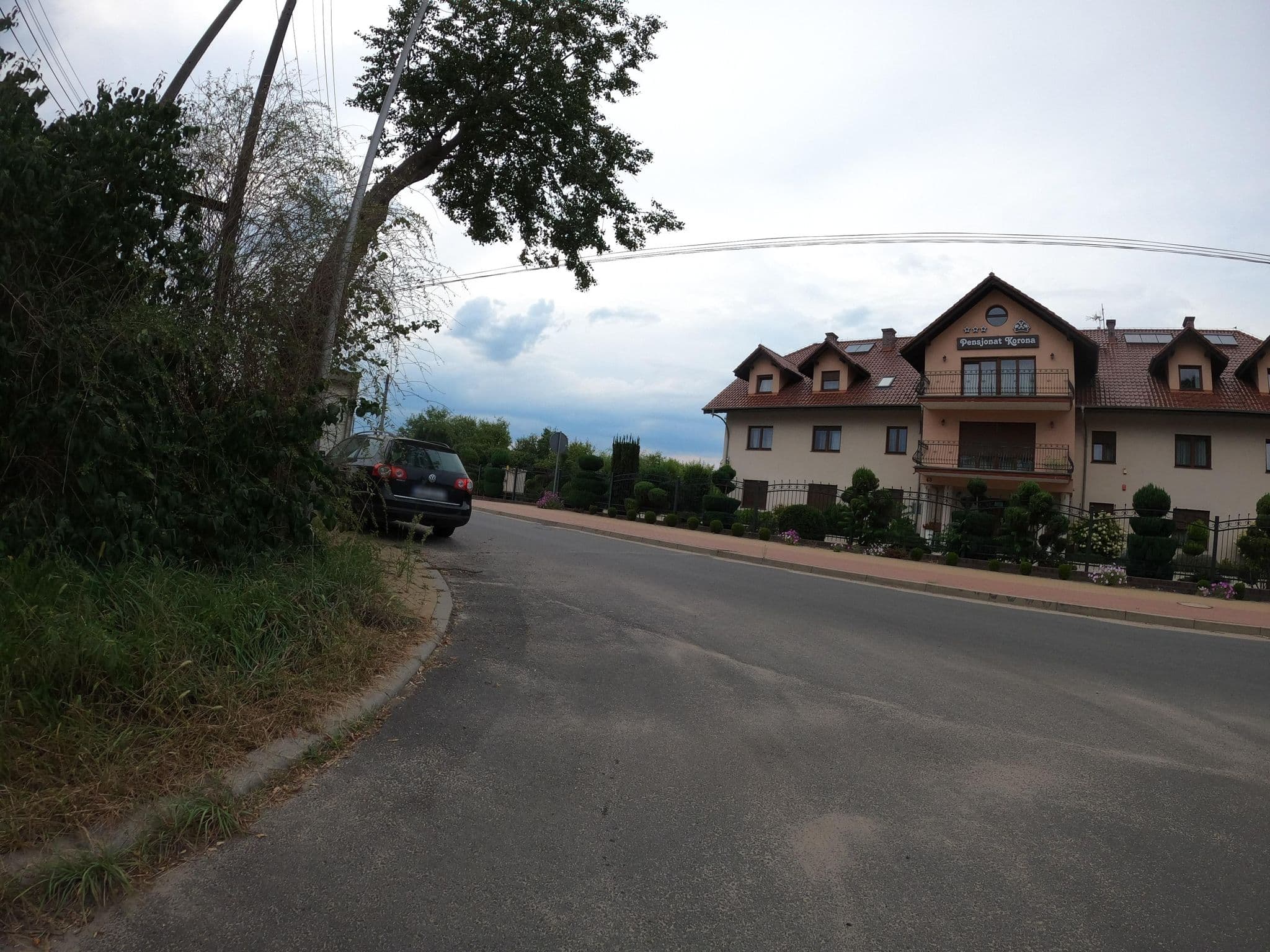 Street view near Pensjonat Korona, Otyń — © masterofnoroad (CC BY-SA · Mapillary)