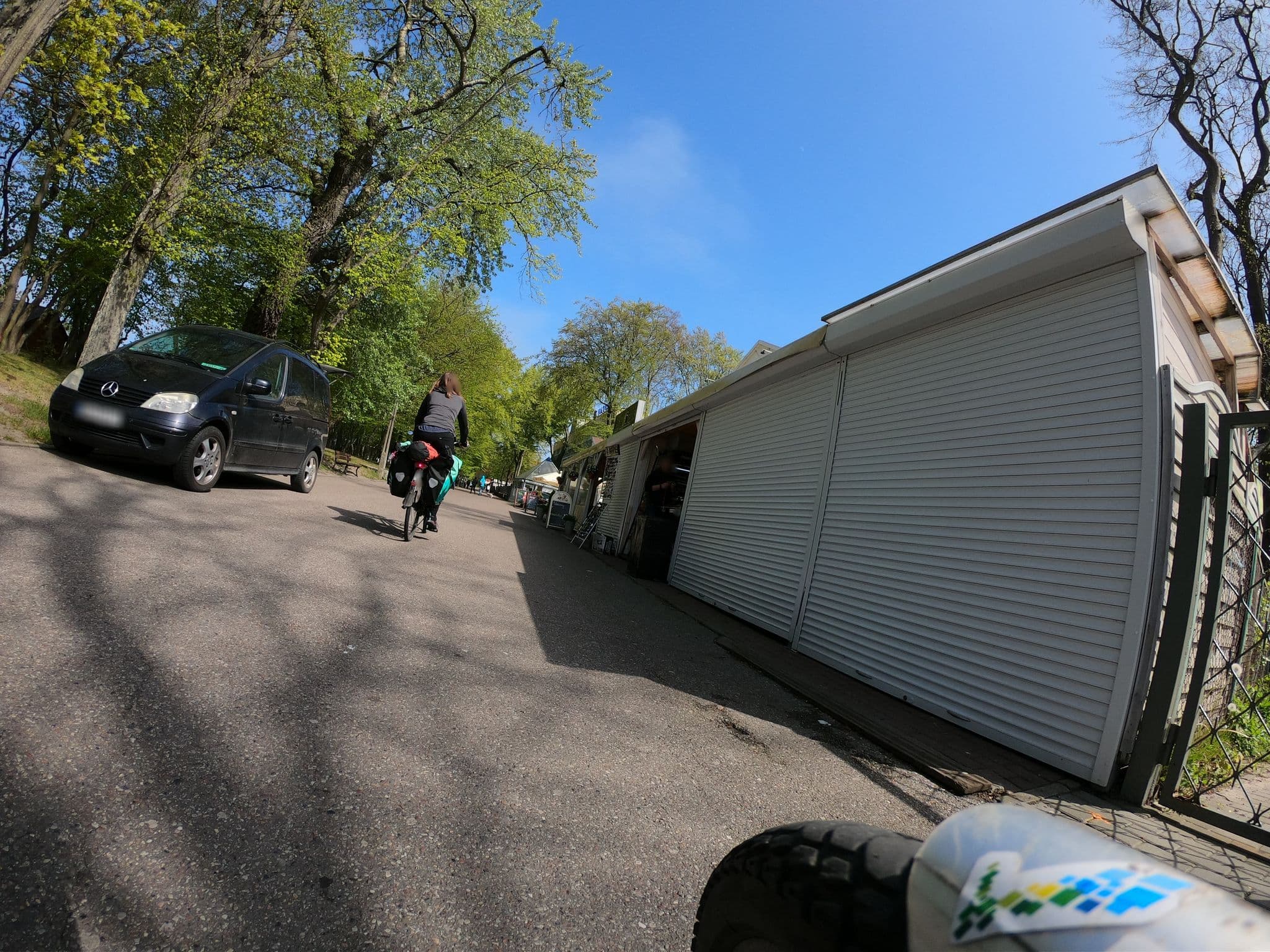 Street view near Szerokie Wody, Ustka