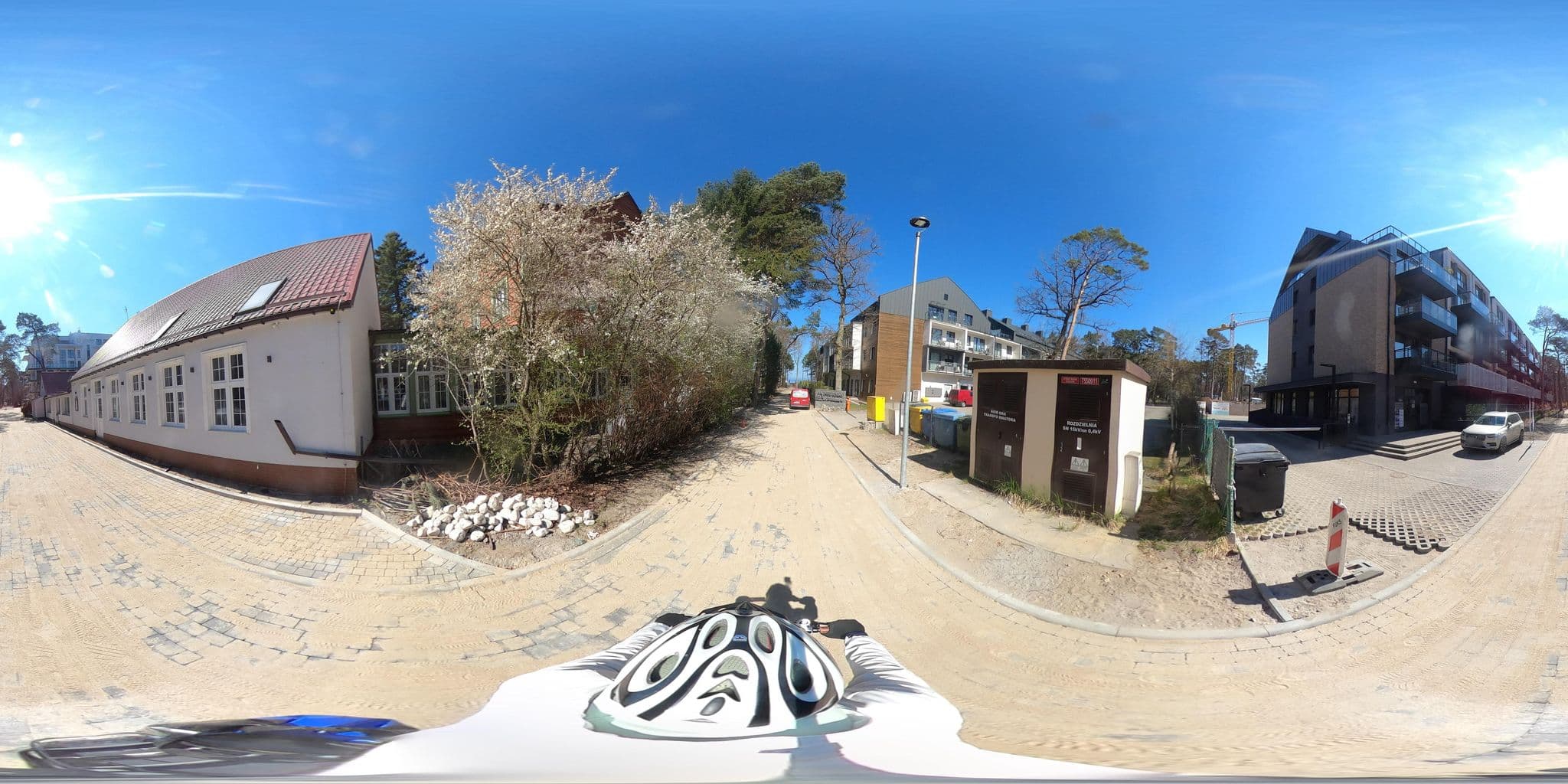 Street view near Gacek, Ustronie Morskie