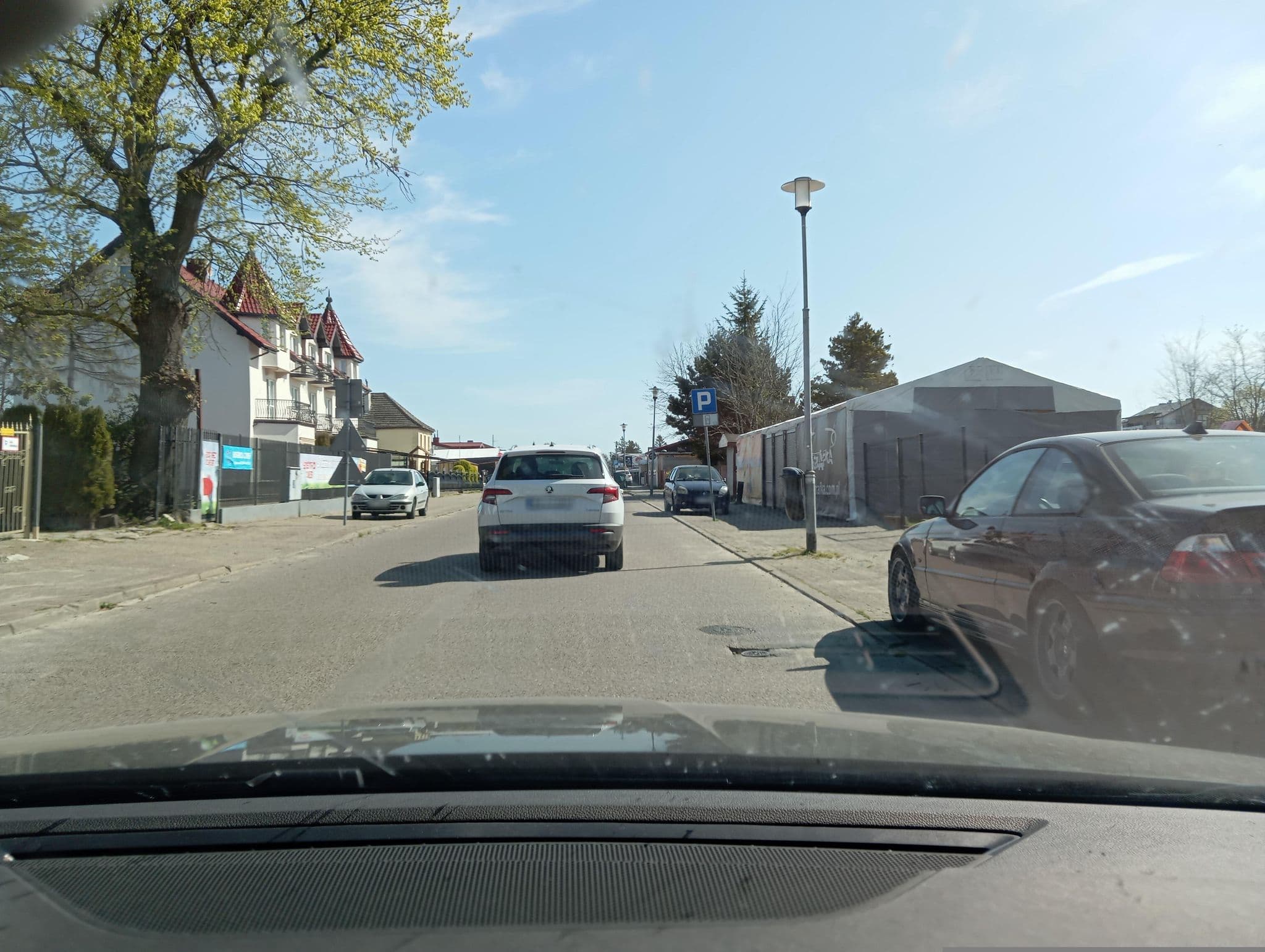 Street view near Xanadu Resort, Ustronie Morskie