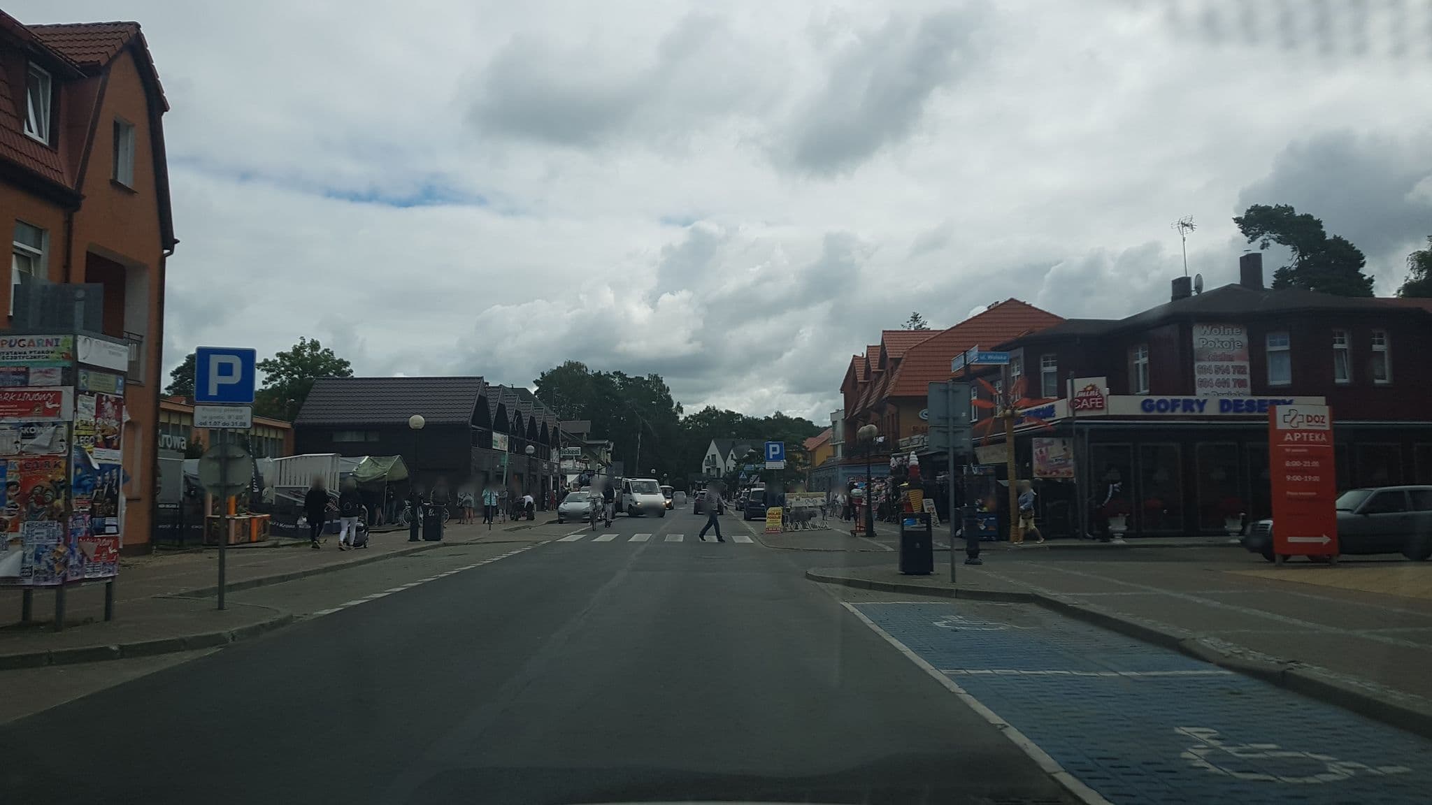 Street view near Pensjonat BURSZTYN, Cerkwica