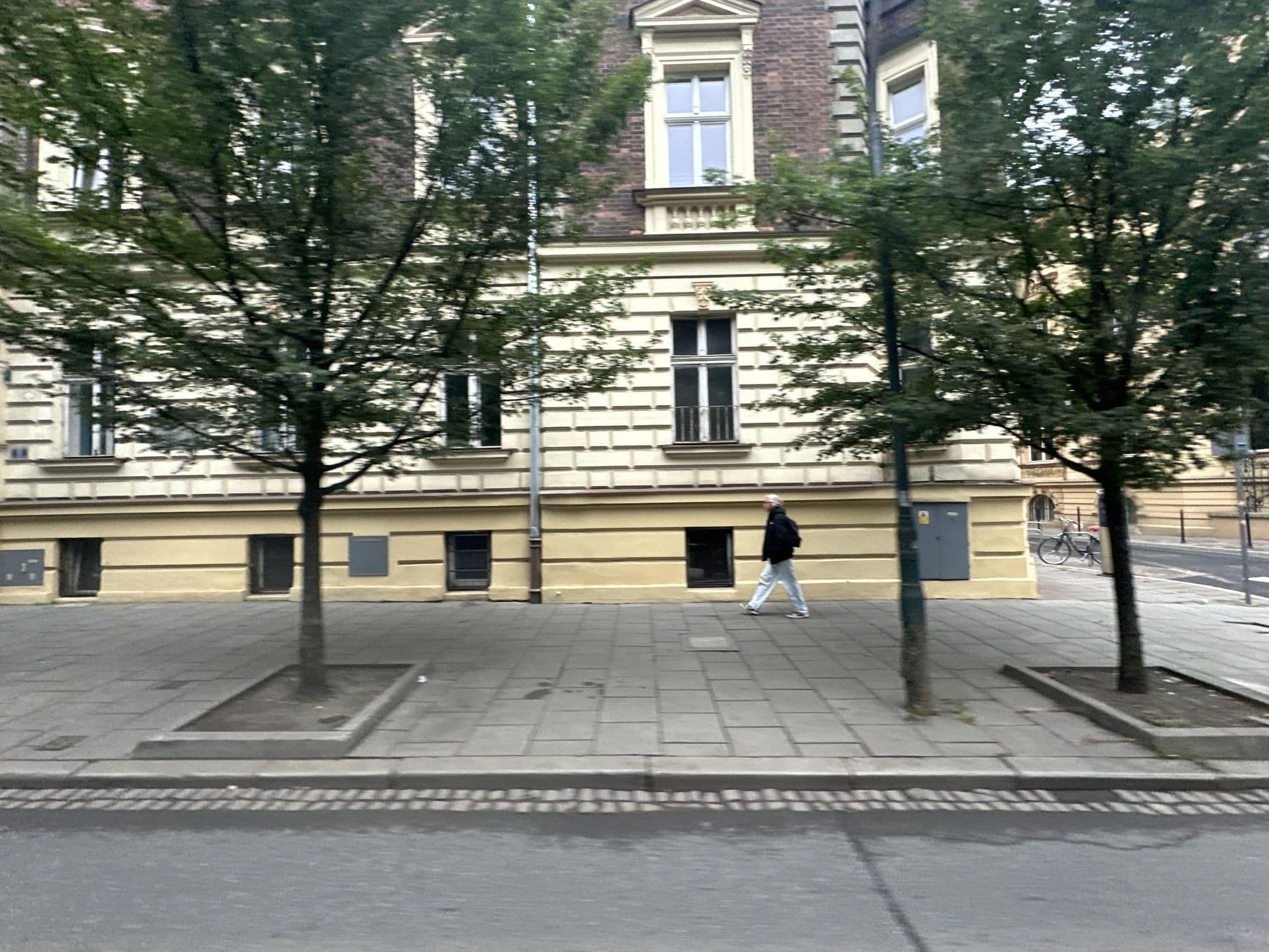 Street view near One World Hostel, Kraków
