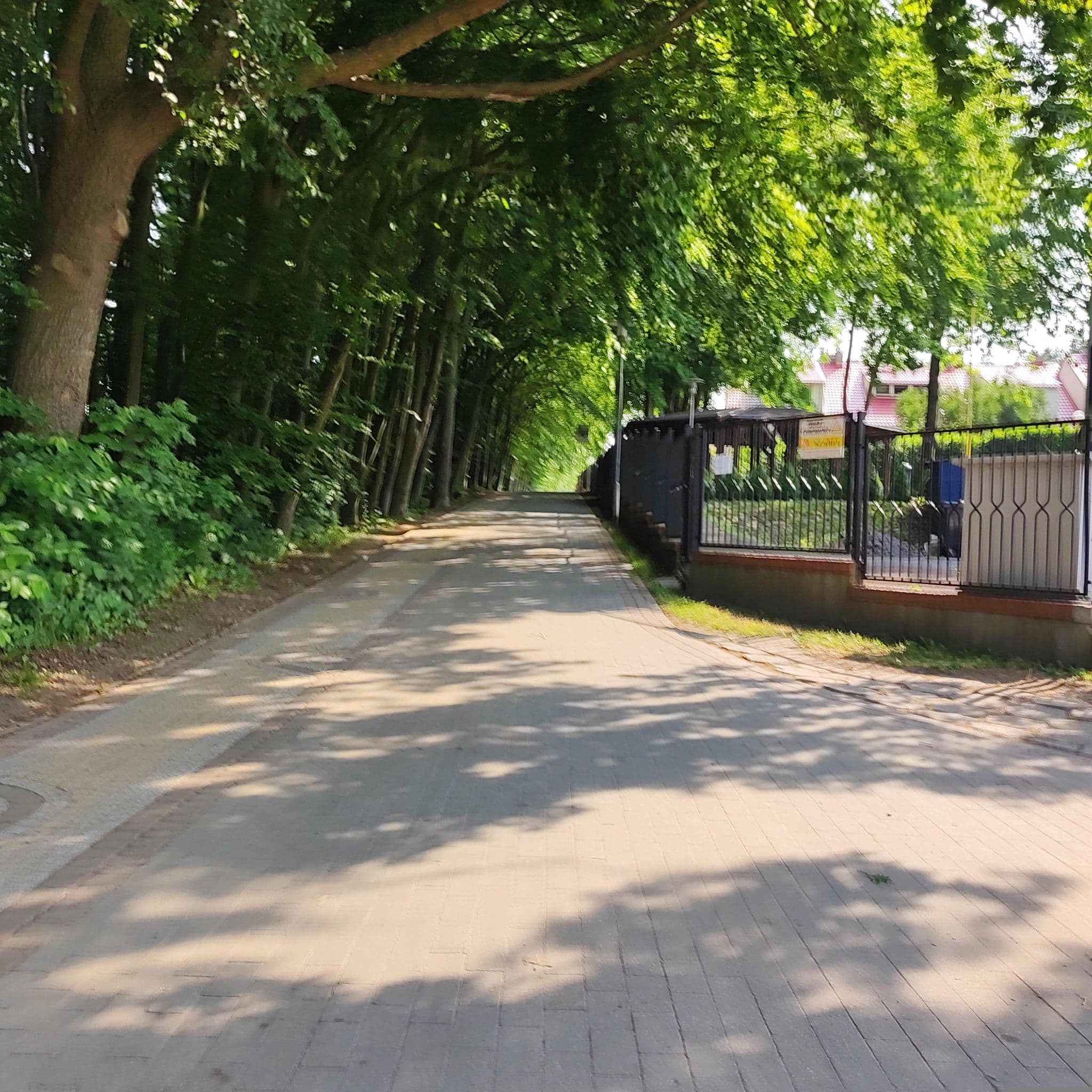 Street view near Dimena, Ustronie Morskie