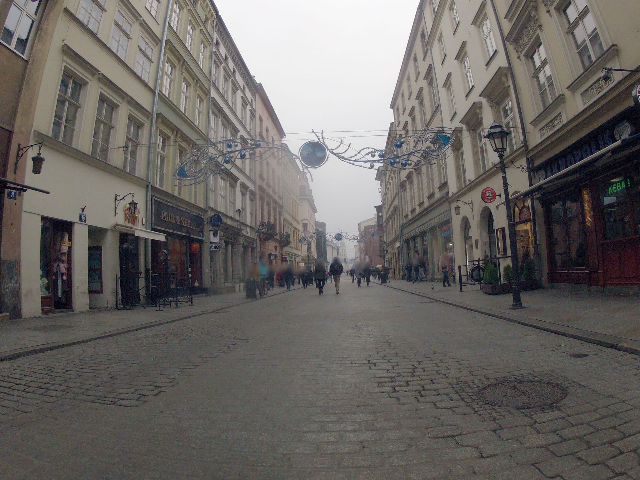 Street view near Hotel Jan, Kraków