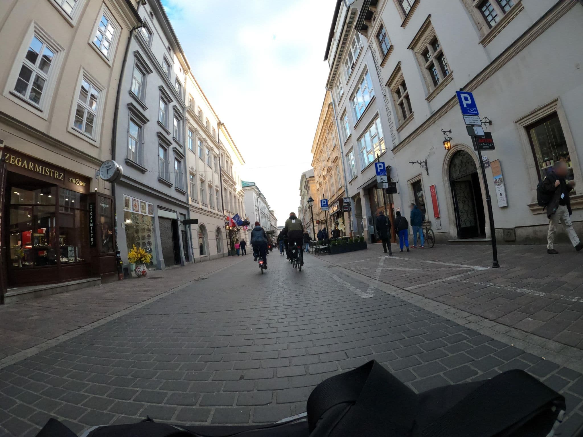 Street view near Old Town Hotel, Kraków