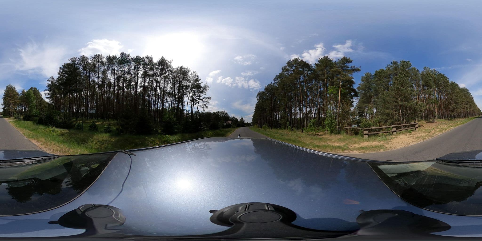 Street view near Uroczysko nad Rowem, Wieleń — © Wojciech_TPE (CC BY-SA · Mapillary)