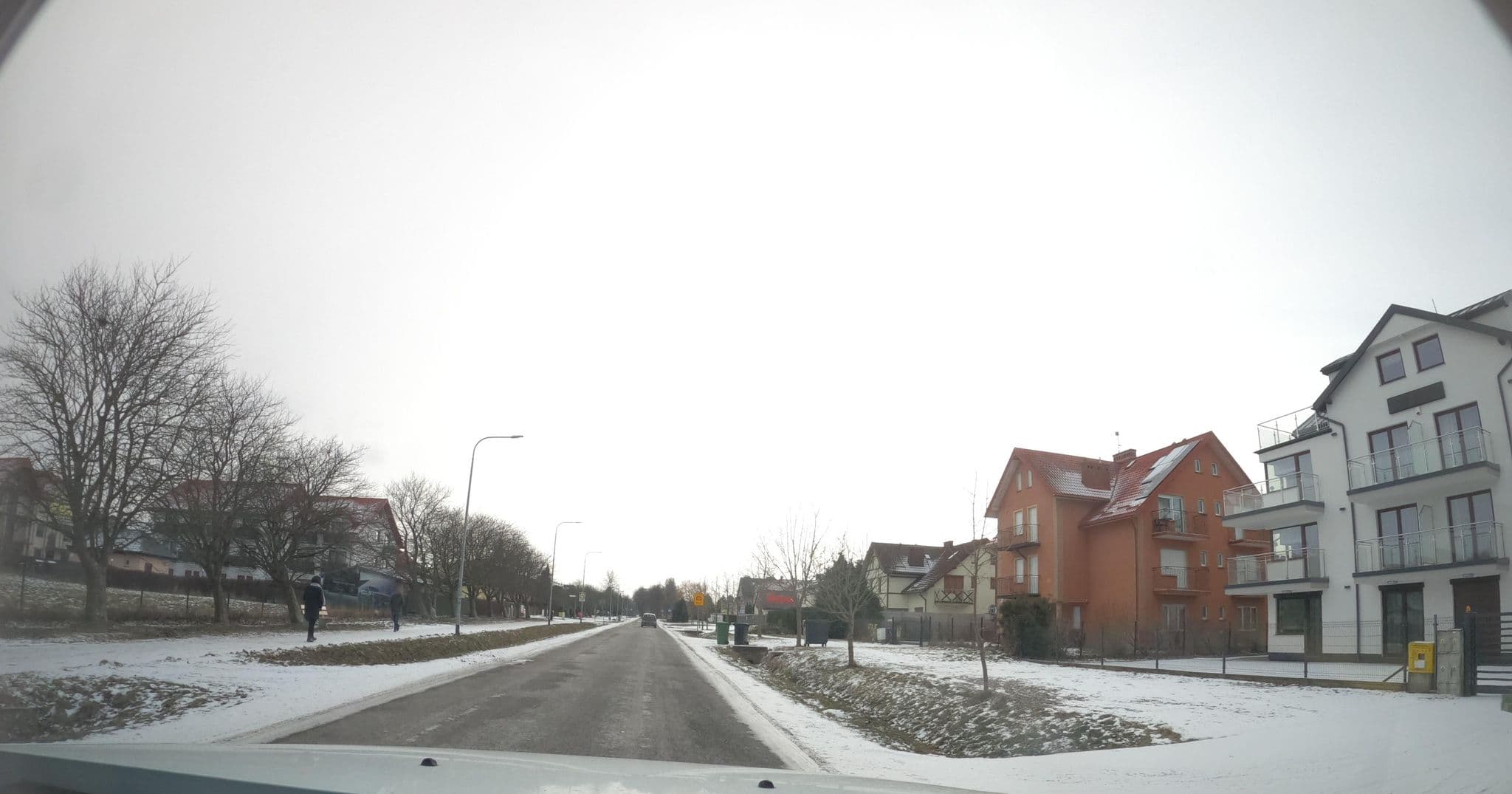 Street view near Willa Martika, Ustronie Morskie