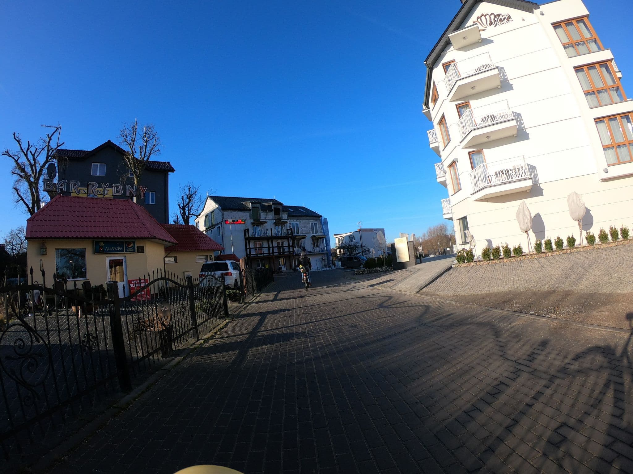 Street view near Villa Marlena, Ustronie Morskie