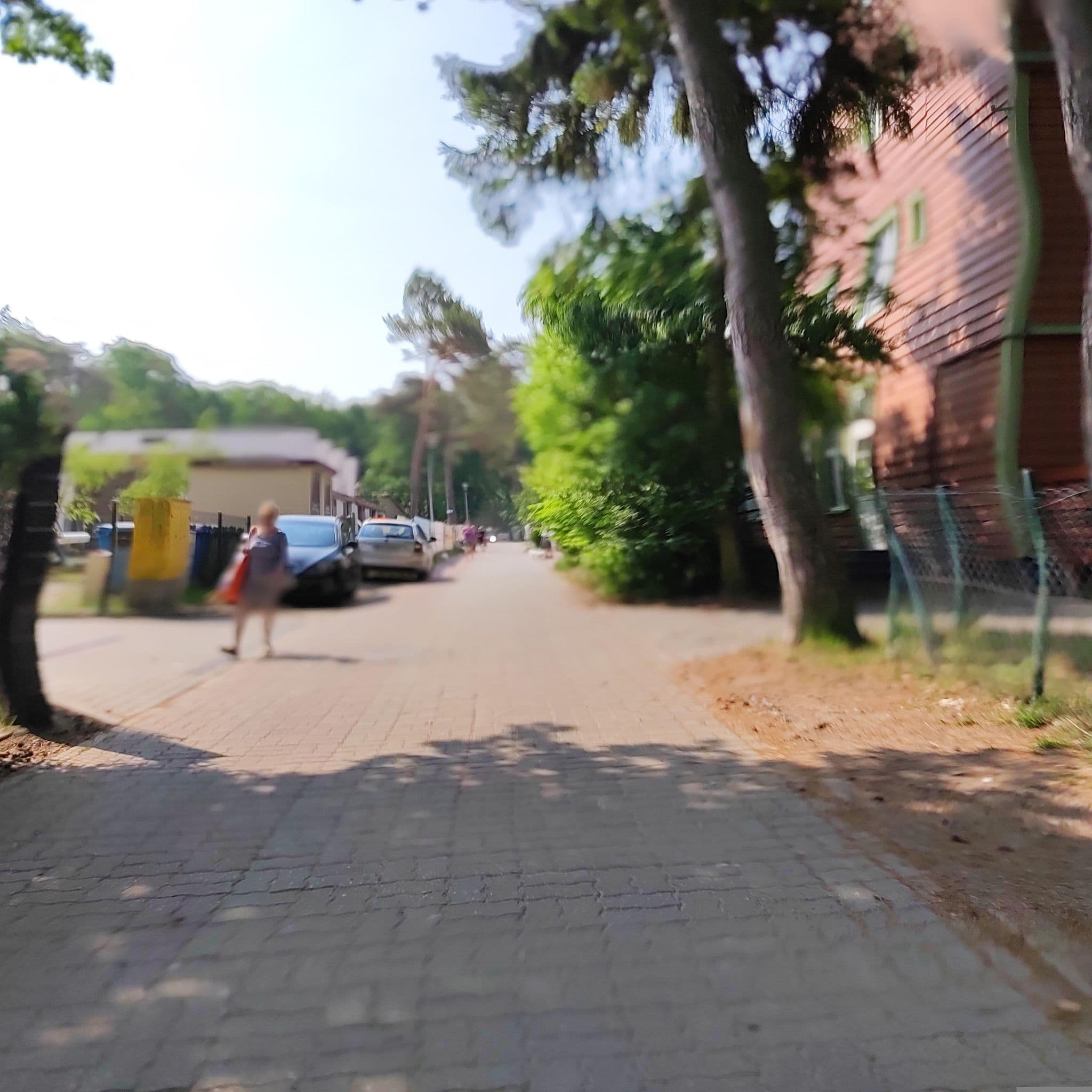Street view near Dwie Sosny, Ustronie Morskie